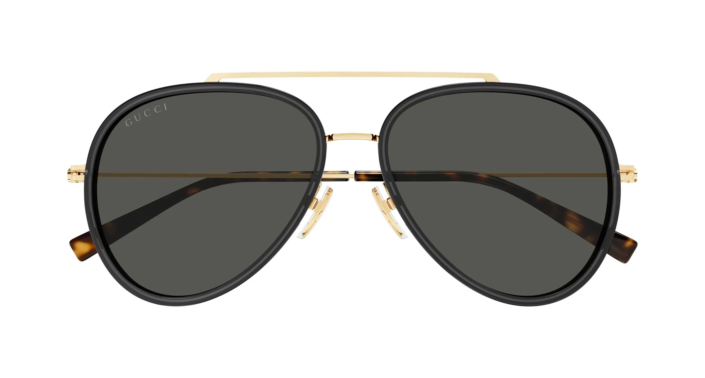 Gucci GG1981S 001 Occhiali da sole Iniettato Grigio Grigio Pilot - immagine 2