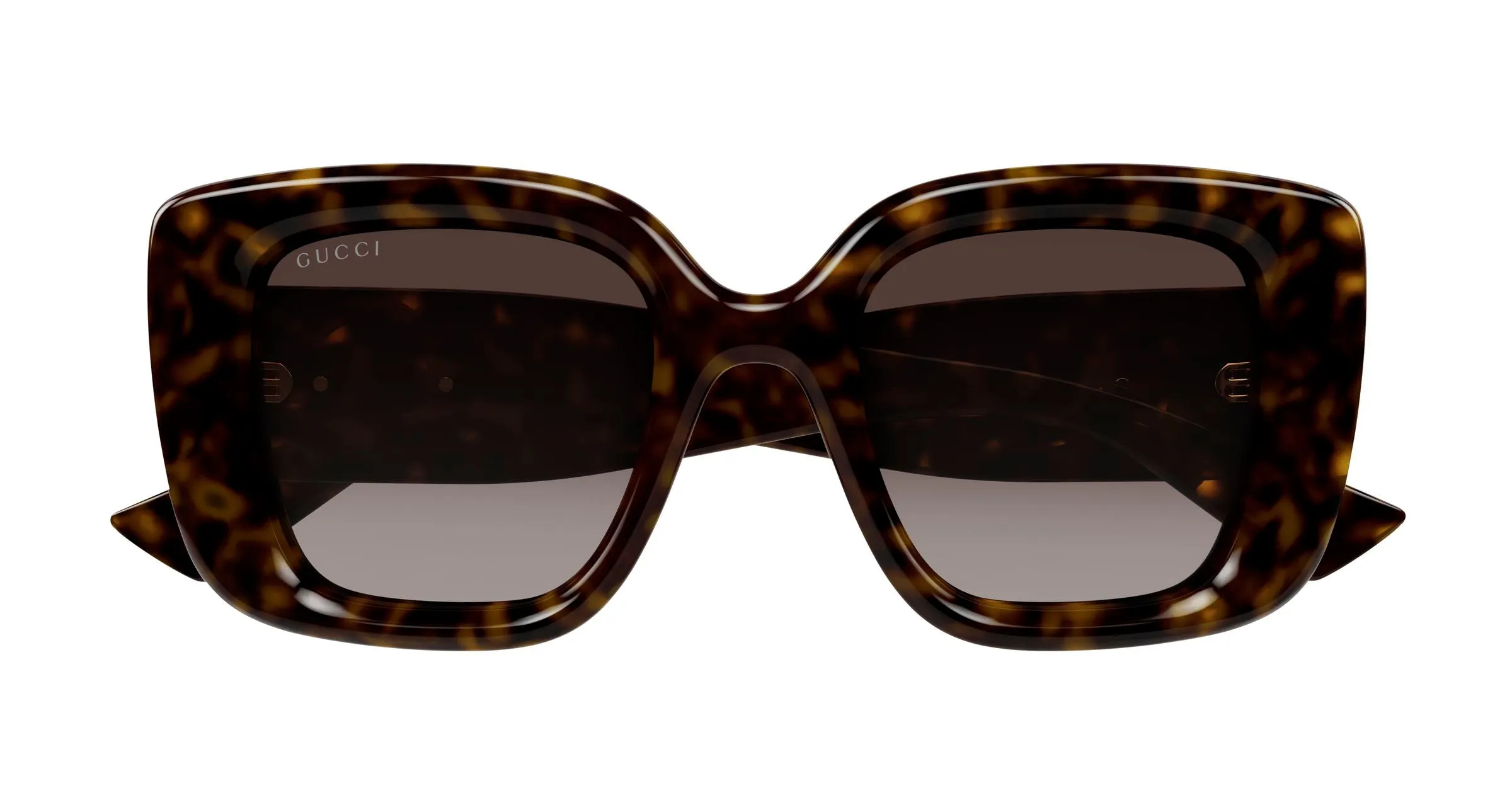 Gucci GG1975S 003 Occhiali da sole Iniettato Havana Marrone Farfalla - immagine 2