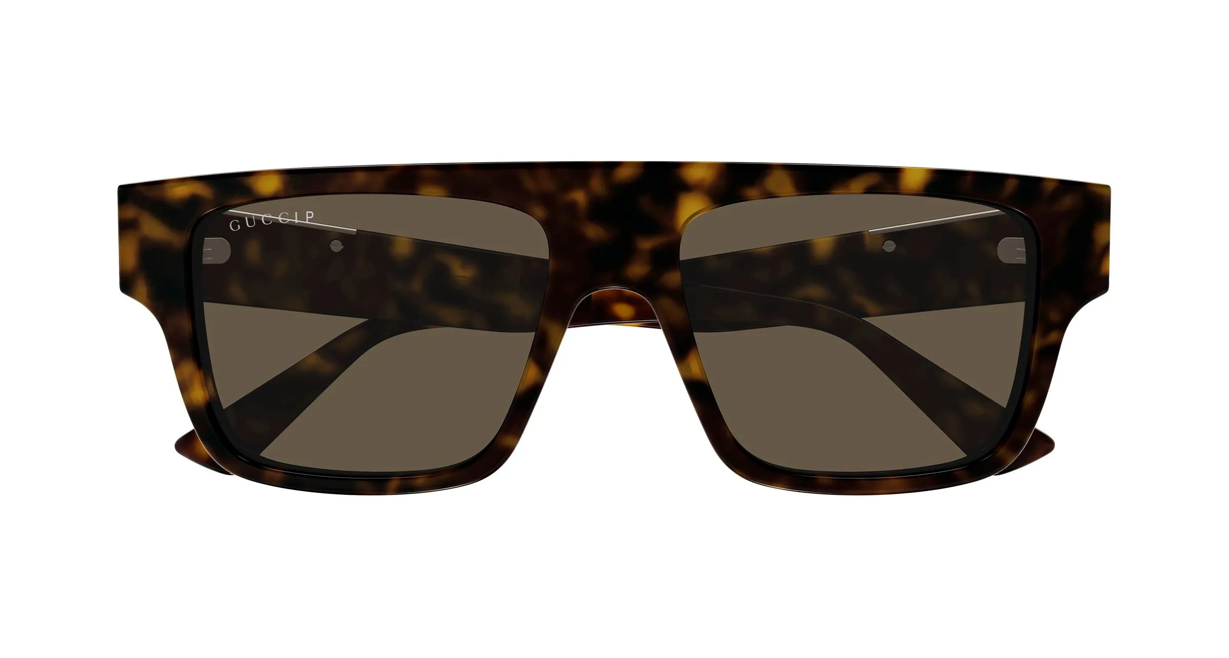 Gucci GG1960S 007 Occhiali da sole Acetato Havana Marrone Squadrata - immagine 2