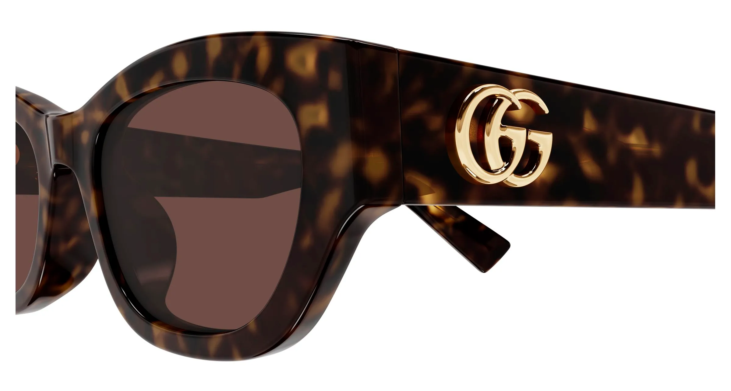 Gucci GG1954SA 002 Occhiali da sole Acetato Havana Marrone Cat Eye - immagine 3