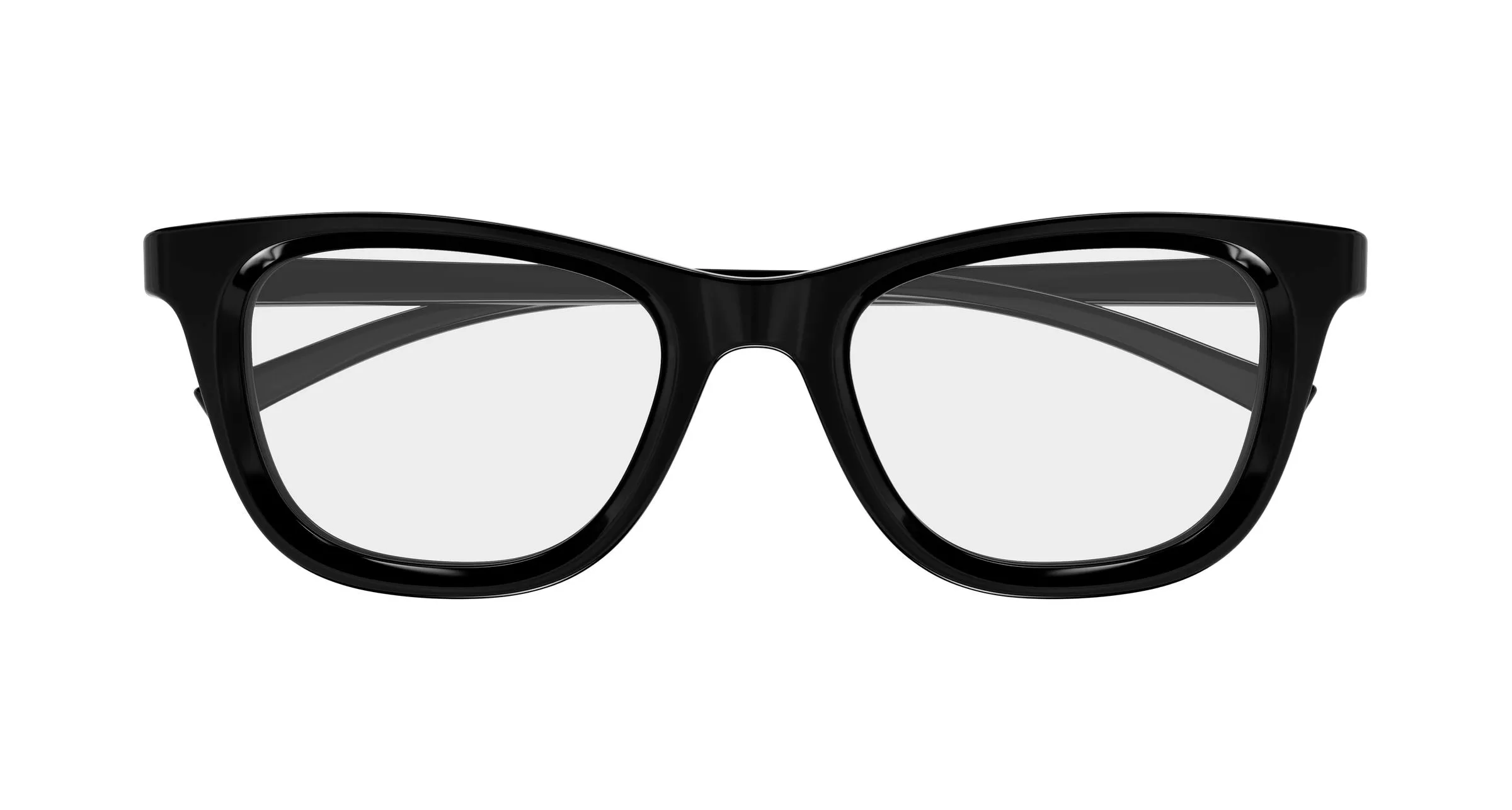 Gucci GG1945O 001 Montature da vista Acetato Nero Trasparente Cat Eye - immagine 2