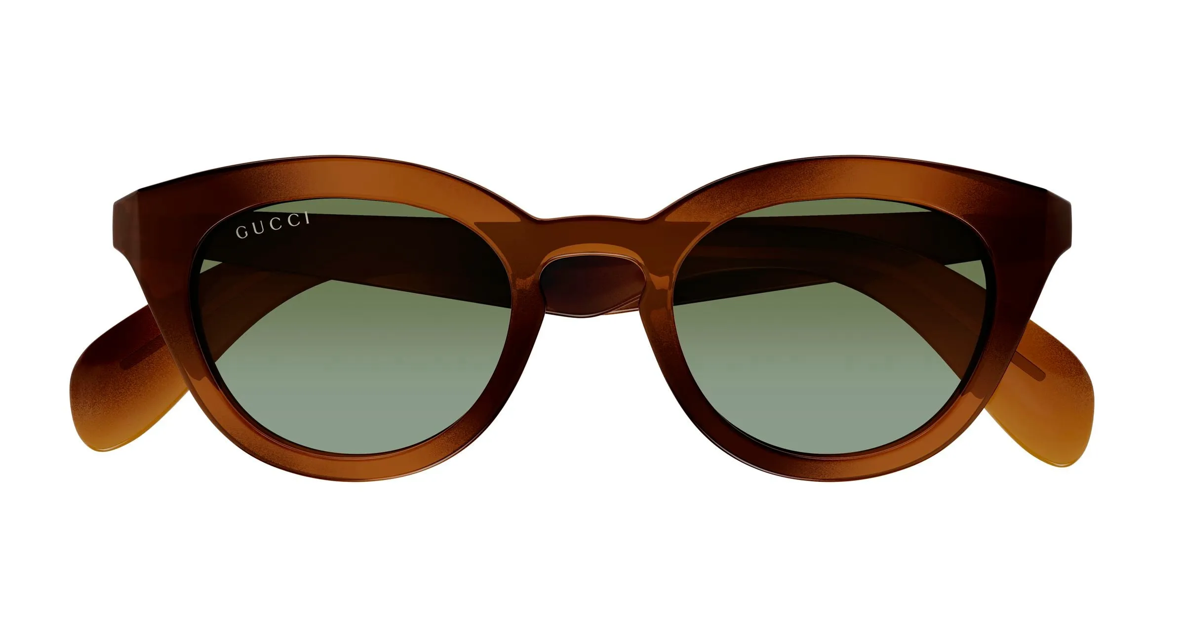Gucci GG1934S 002 Occhiali da sole Iniettato Havana Verde Squadrata - immagine 2