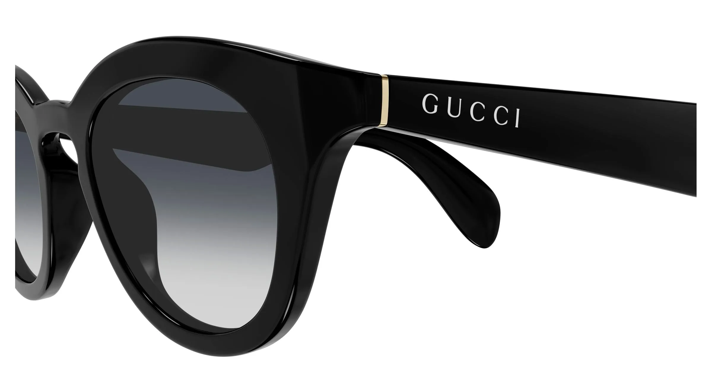 Gucci GG1934S 001 Occhiali da sole Iniettato Nero Fumo Squadrata - immagine 3