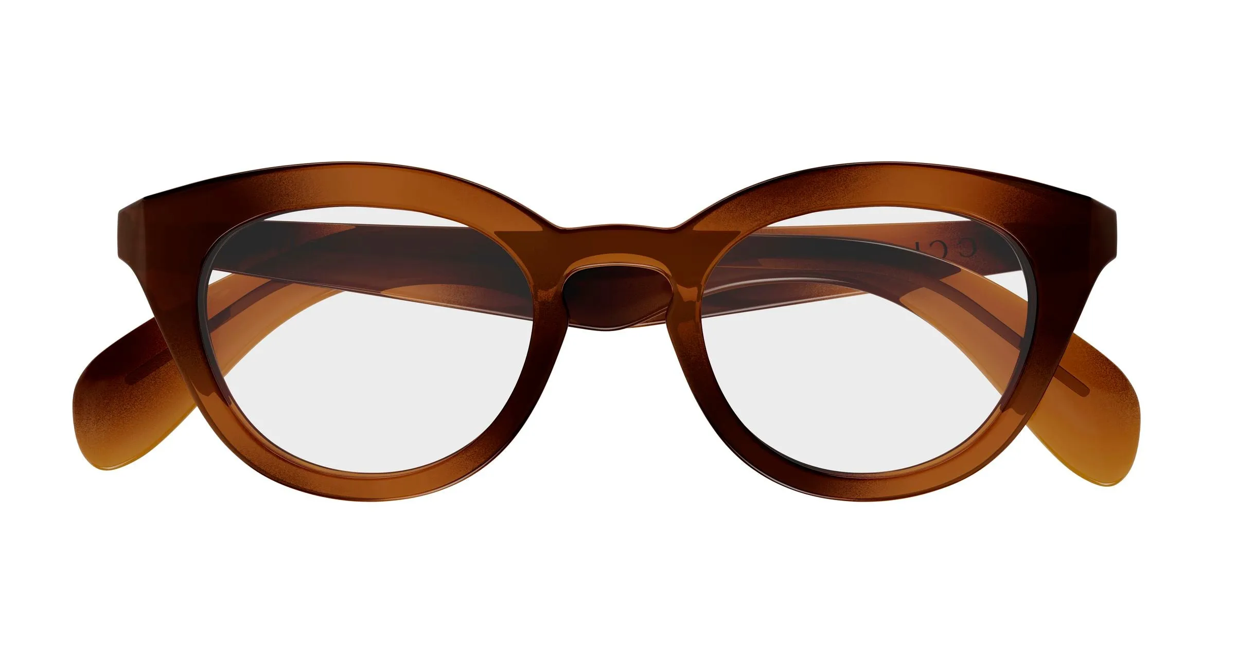 Gucci GG1934O 002 Montature da vista Iniettato Havana Trasparente Squadrata - immagine 2