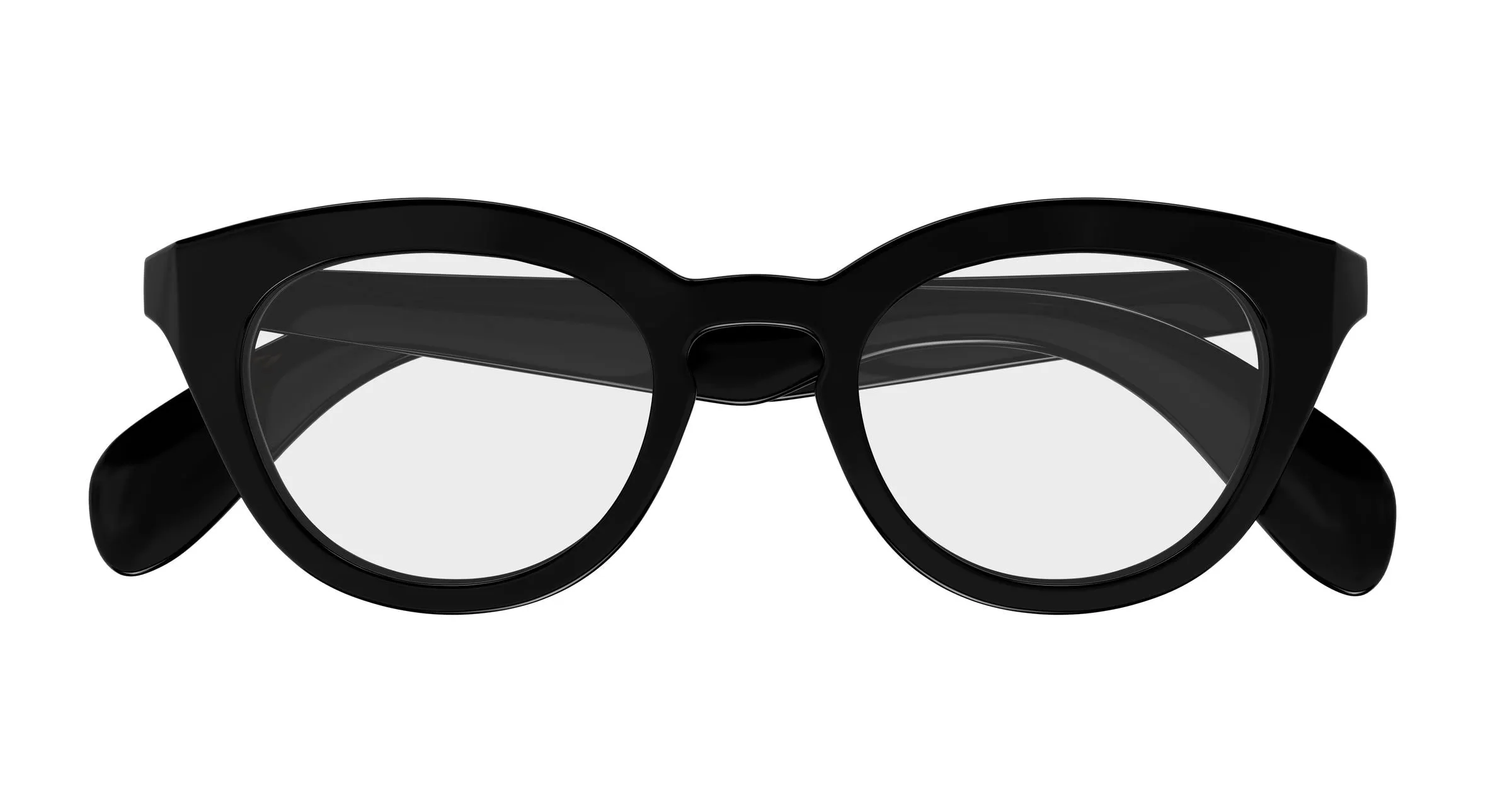 Gucci GG1934O 001 Montature da vista Iniettato Nero Trasparente Squadrata - immagine 2