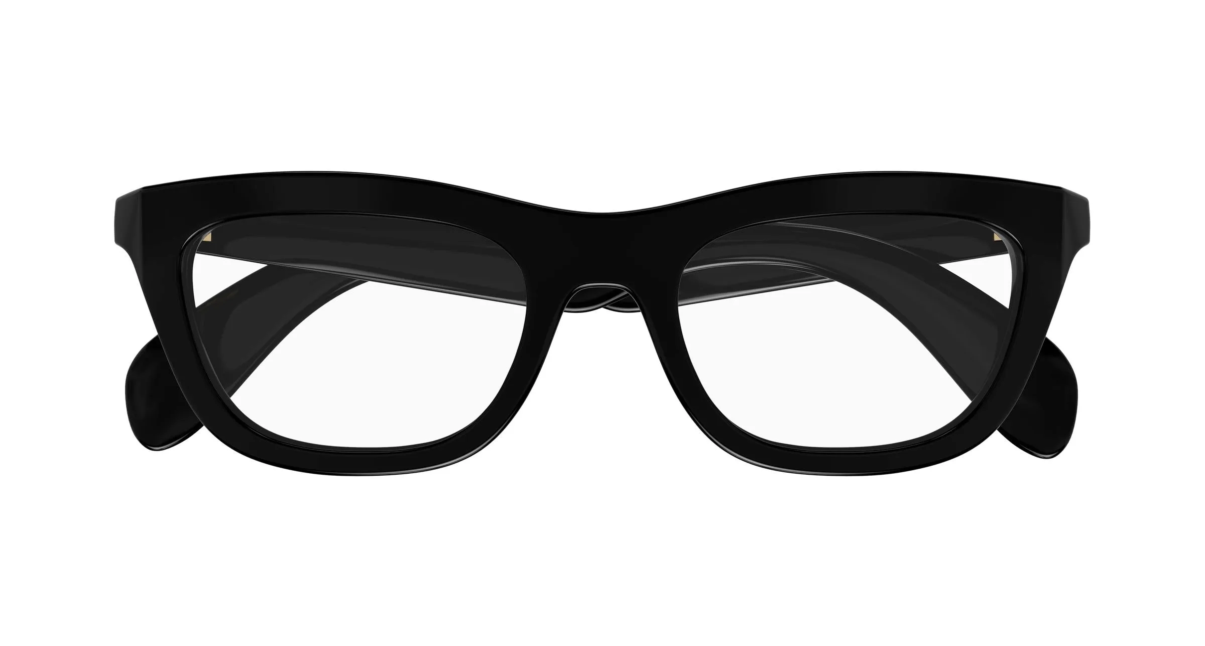 Gucci GG1932O 001 Montature da vista Iniettato Nero Trasparente Cat Eye - immagine 2