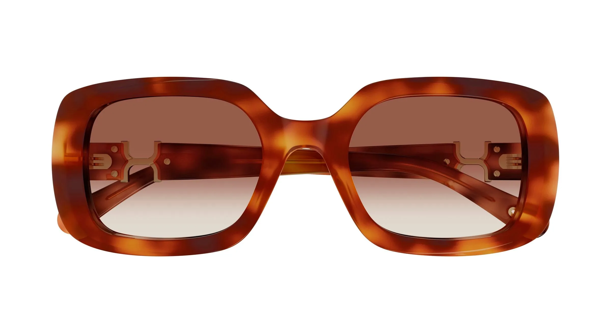 Chloé CH0333S 003 Occhiali da sole Acetato Havana Marrone Squadrata - immagine 2