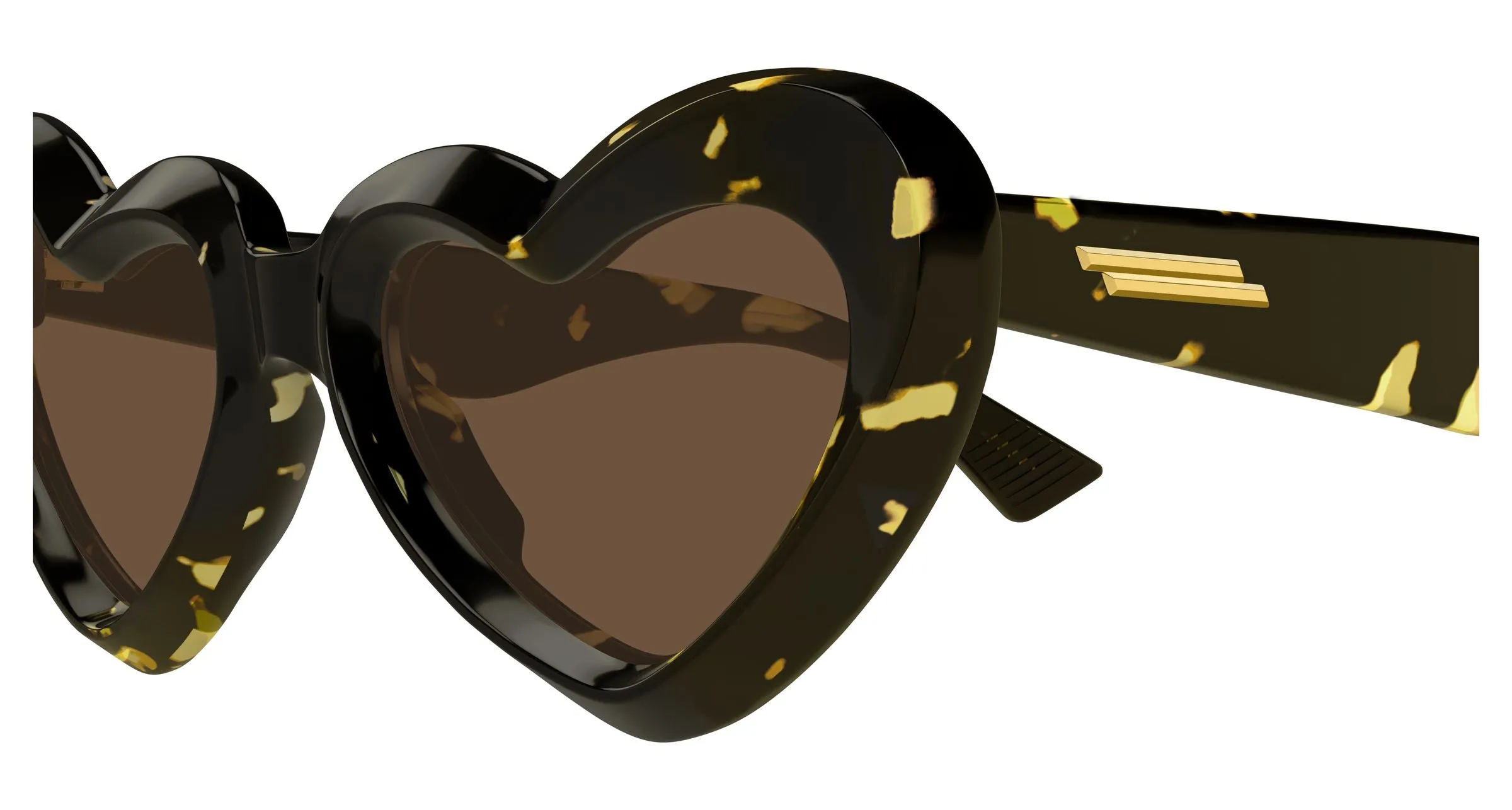 Bottega Veneta BV1432S 002 Occhiali da sole Acetato Havana Marrone Cat Eye - immagine 3