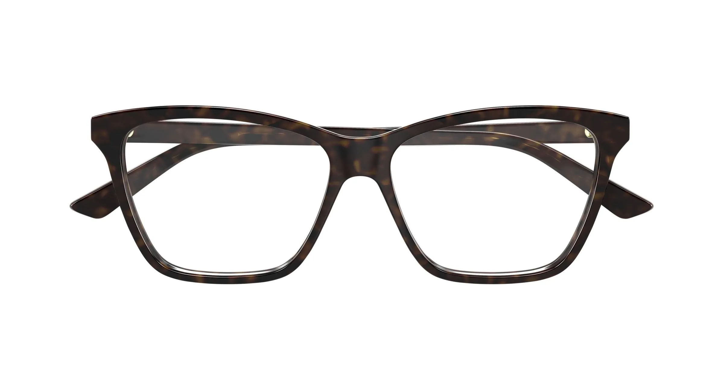 Bottega Veneta BV1421O 002 Montature da vista Acetato Havana Trasparente Farfalla - immagine 2