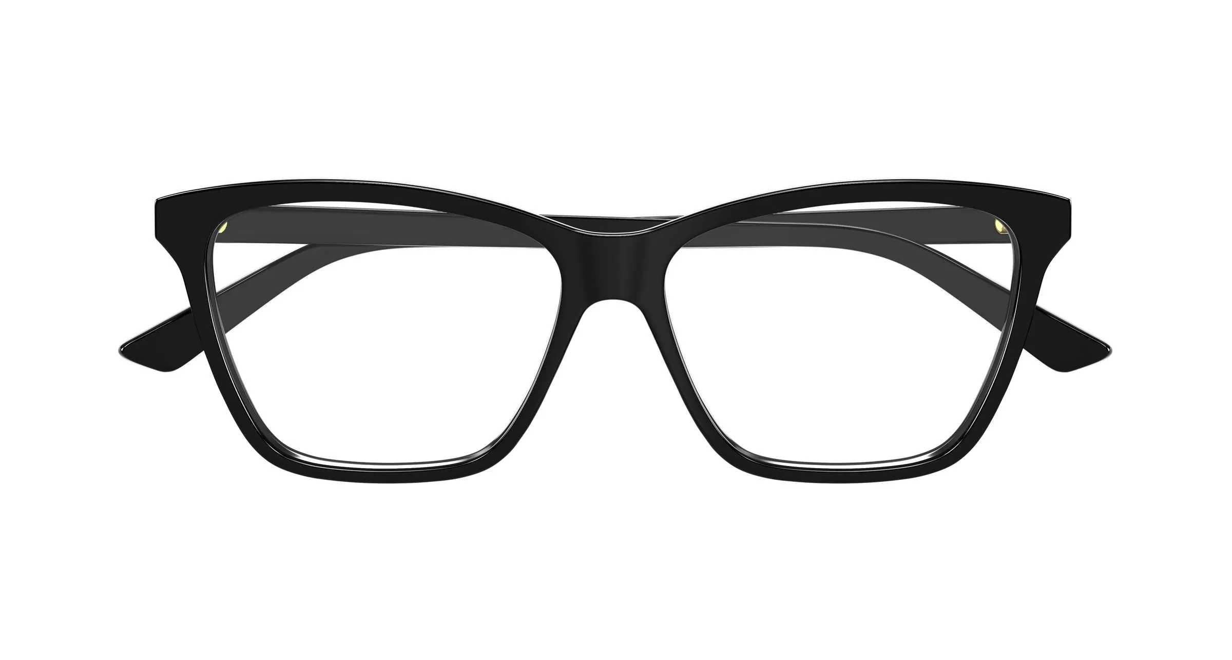 Bottega Veneta BV1421O 001 Montature da vista Acetato Nero Trasparente Farfalla - immagine 2