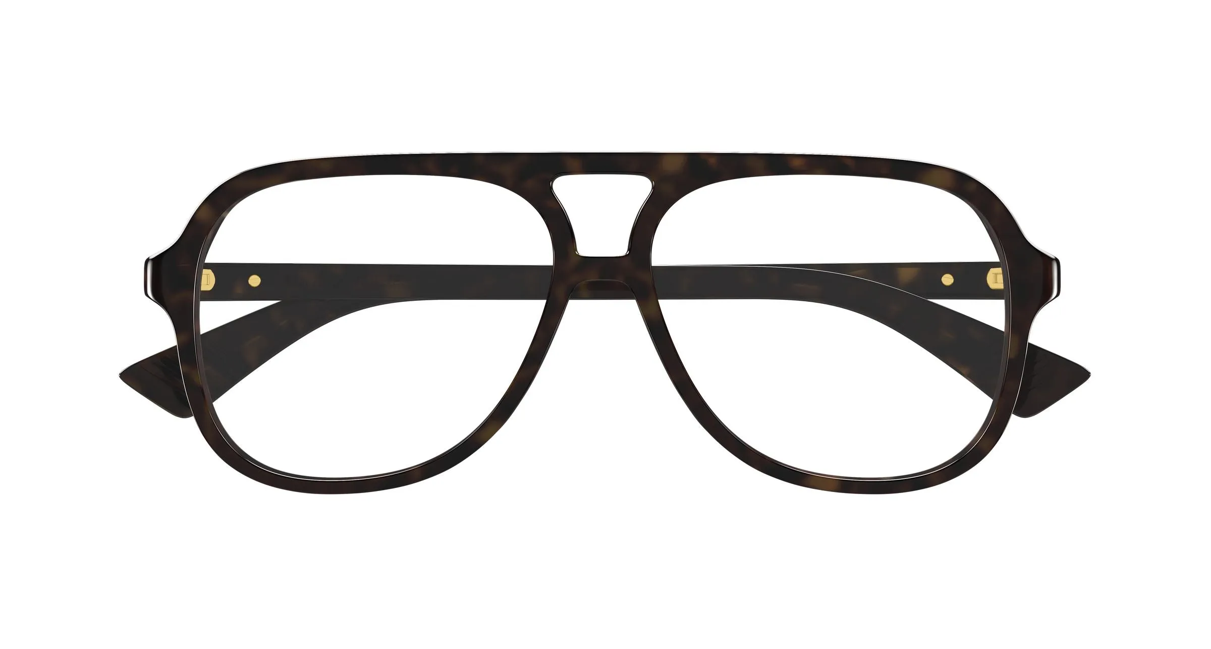 Bottega Veneta BV1417O 002 Montature da vista Acetato Havana Trasparente Pilot - immagine 2