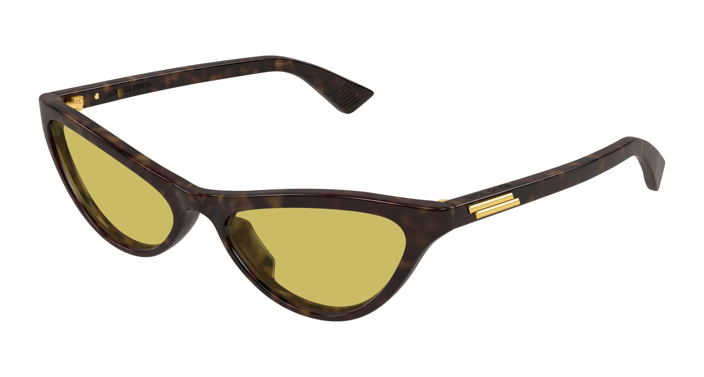 Bottega Veneta BV1414S 002 Occhiali da sole Acetato Havana Marrone Cat Eye - immagine 1