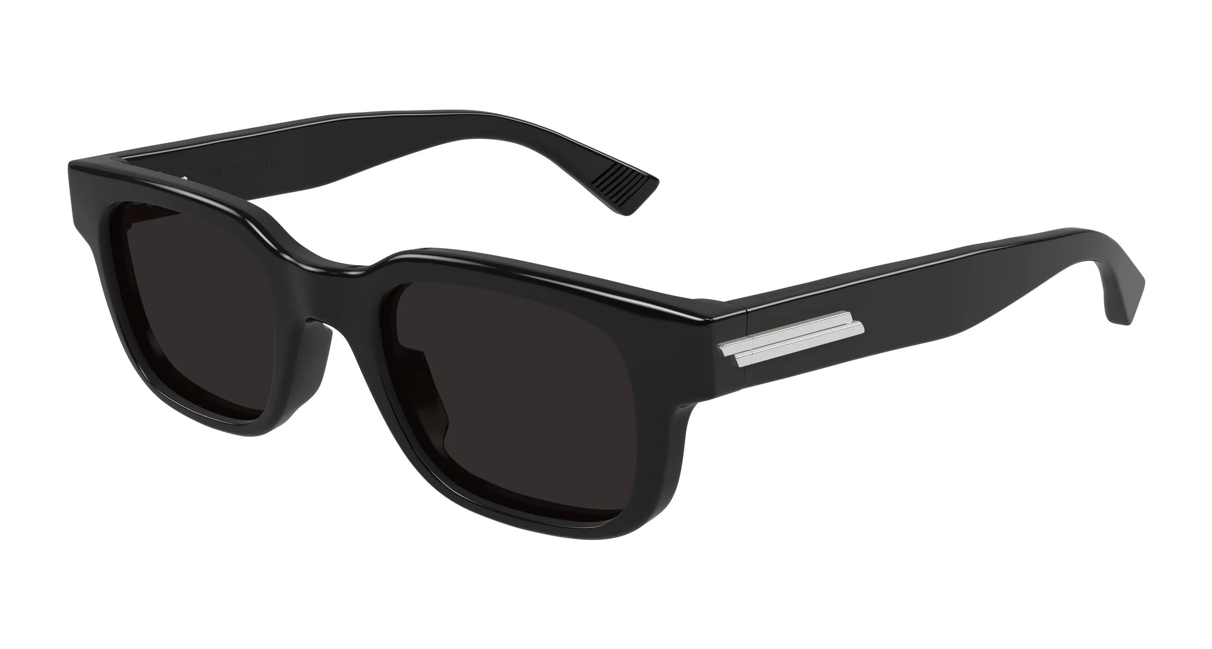 Bottega Veneta BV1411S 001 Occhiali da sole Acetato Nero Grigio Squadrata - immagine 1