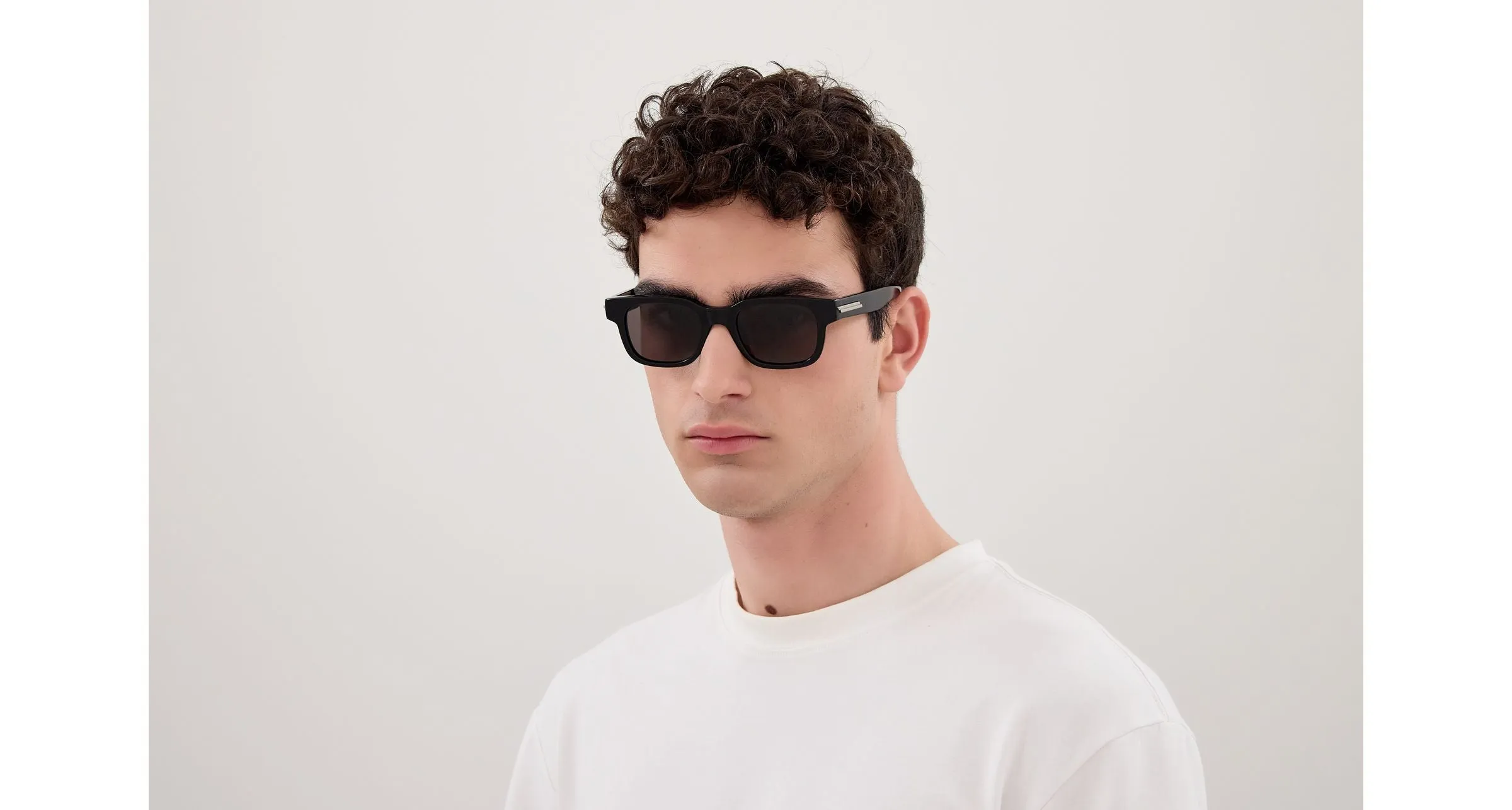 Bottega Veneta BV1411S 001 Occhiali da sole Acetato Nero Grigio Squadrata - immagine 4