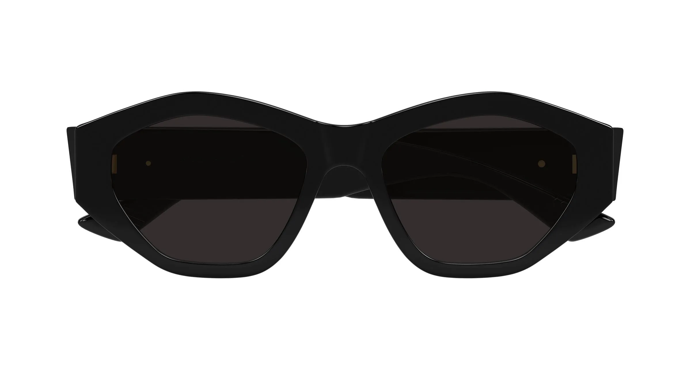 Bottega Veneta BV1408S 001 Occhiali da sole Acetato Nero Grigio Geometrica - immagine 2