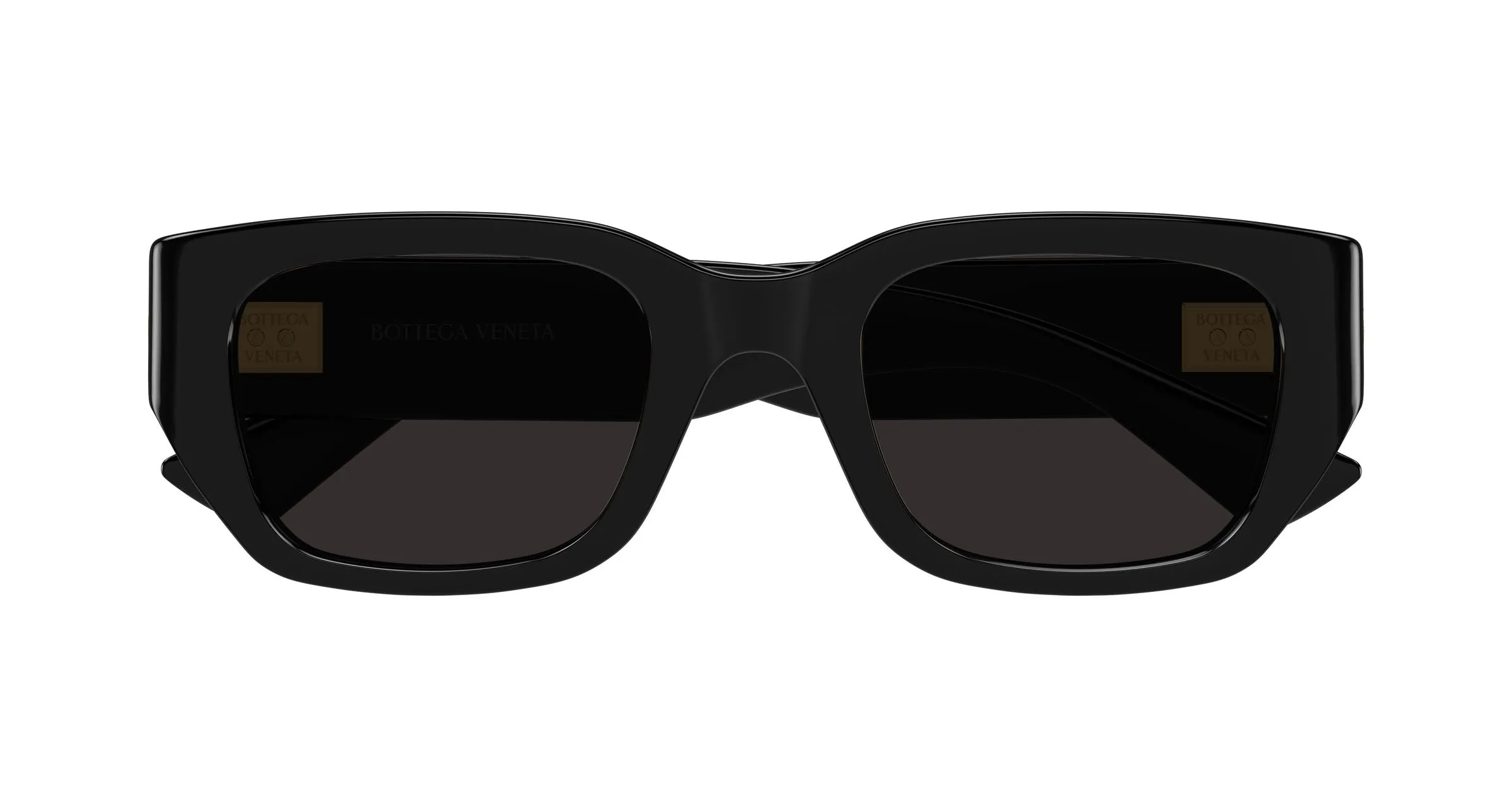 Bottega Veneta BV1400S 001 Occhiali da sole Acetato Nero Grigio Squadrata - immagine 2
