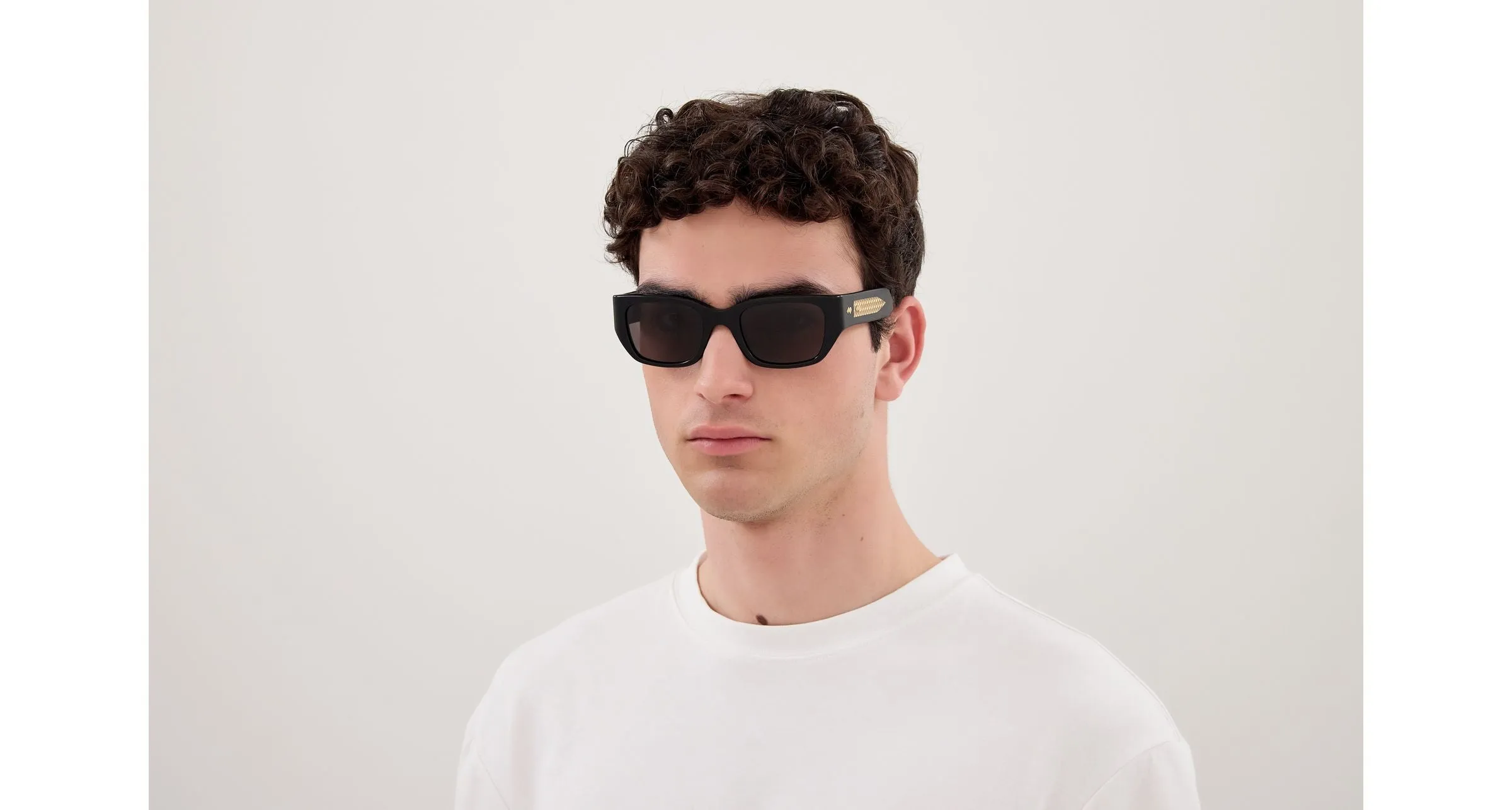 Bottega Veneta BV1400S 001 Occhiali da sole Acetato Nero Grigio Squadrata - immagine 4