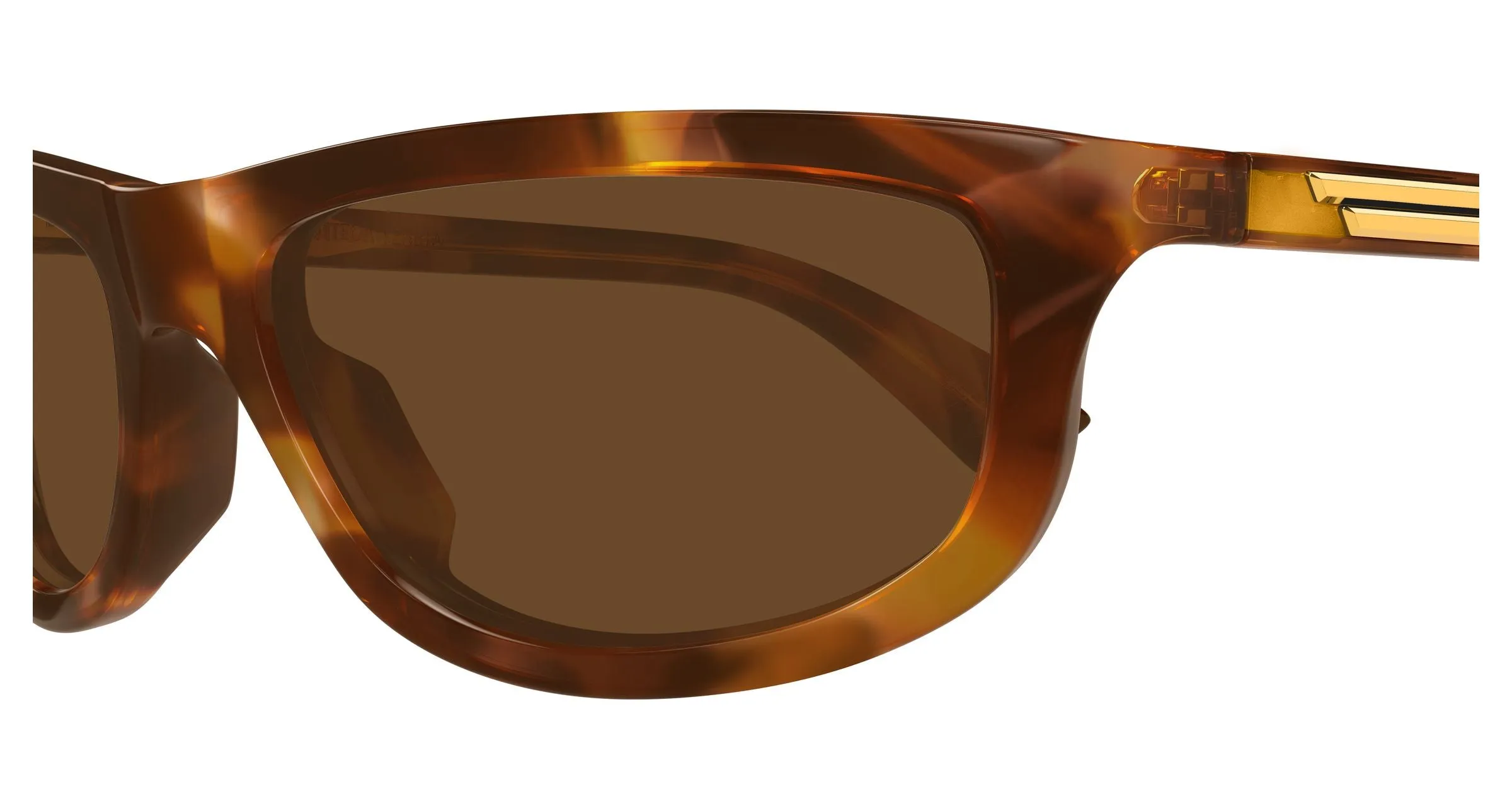 Bottega Veneta BV1327S 005 Occhiali da sole Acetato Havana Marrone Squadrata - immagine 3