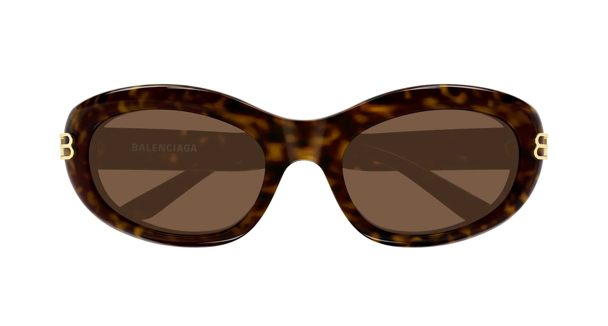 Balenciaga BB0431S 002 Occhiali da sole Acetato Havana Marrone Rotonda - immagine 2