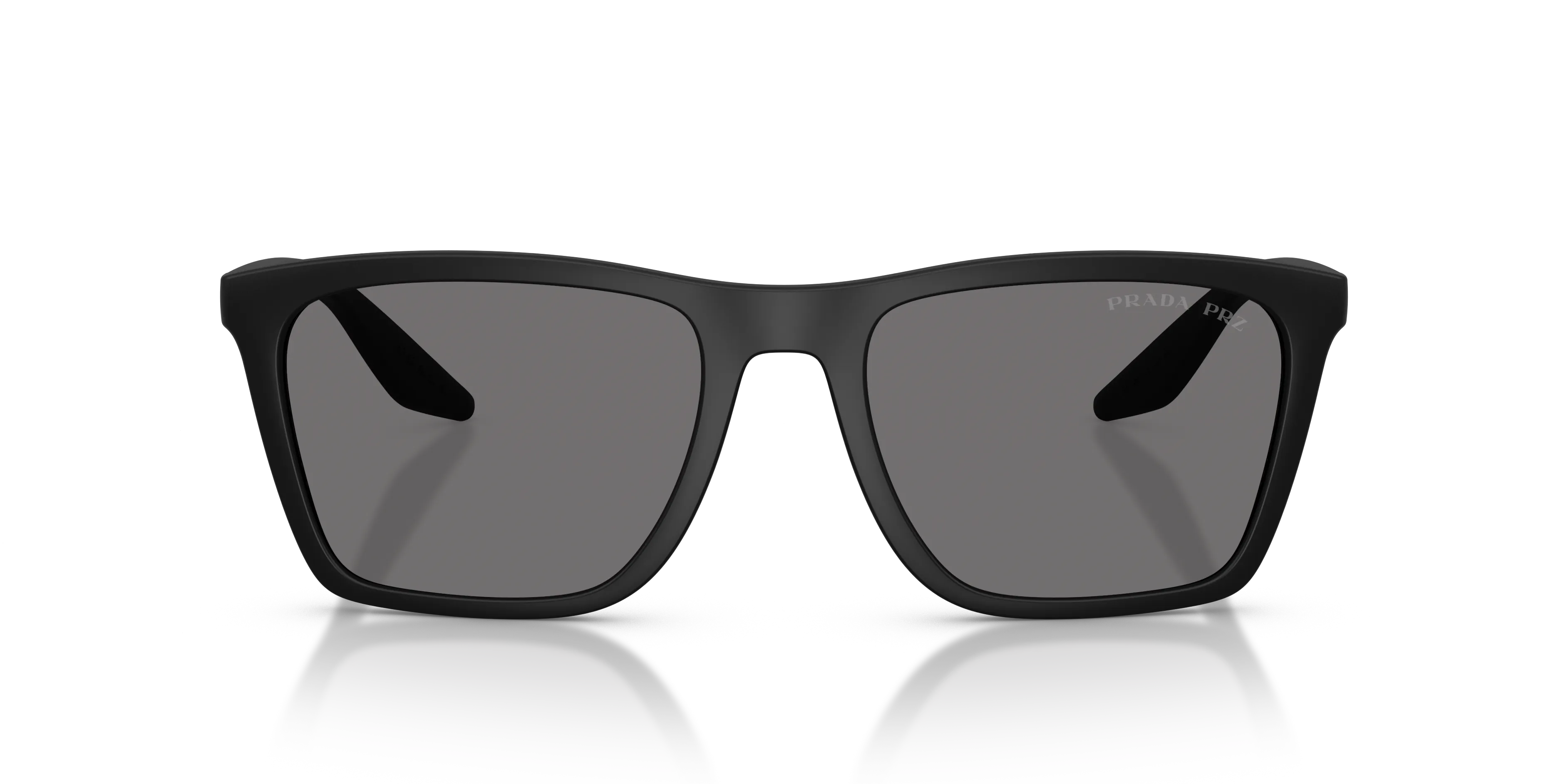 Prada Linea Rossa PS B08S 1BO02G Occhiali da sole Iniettato Nero Grigio Pillow Polarizzata - immagine 3