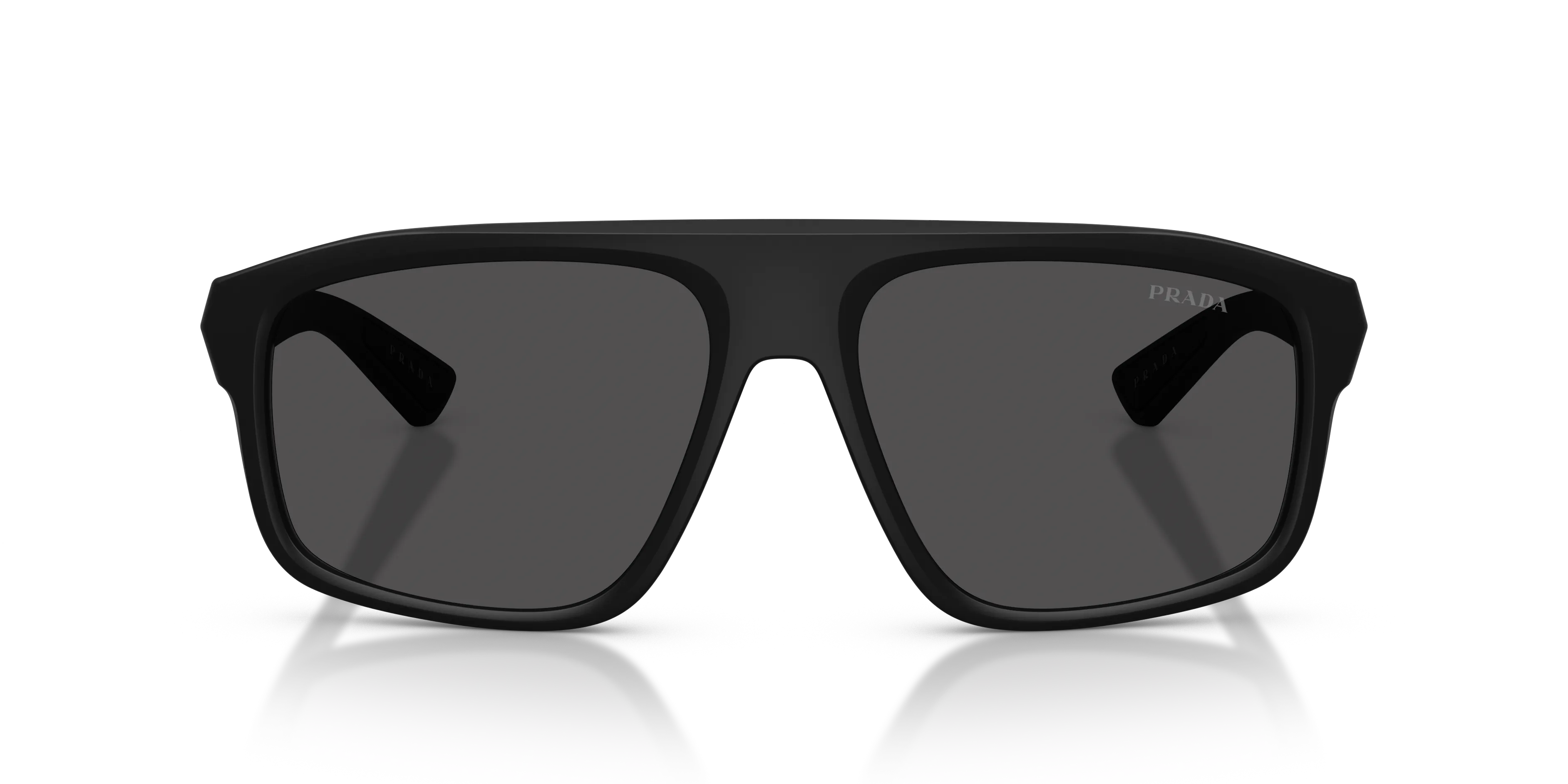Prada Linea Rossa PS B02S 1BO06F Occhiali da sole Iniettato Nero Grigio Geometrica Normale - immagine 3