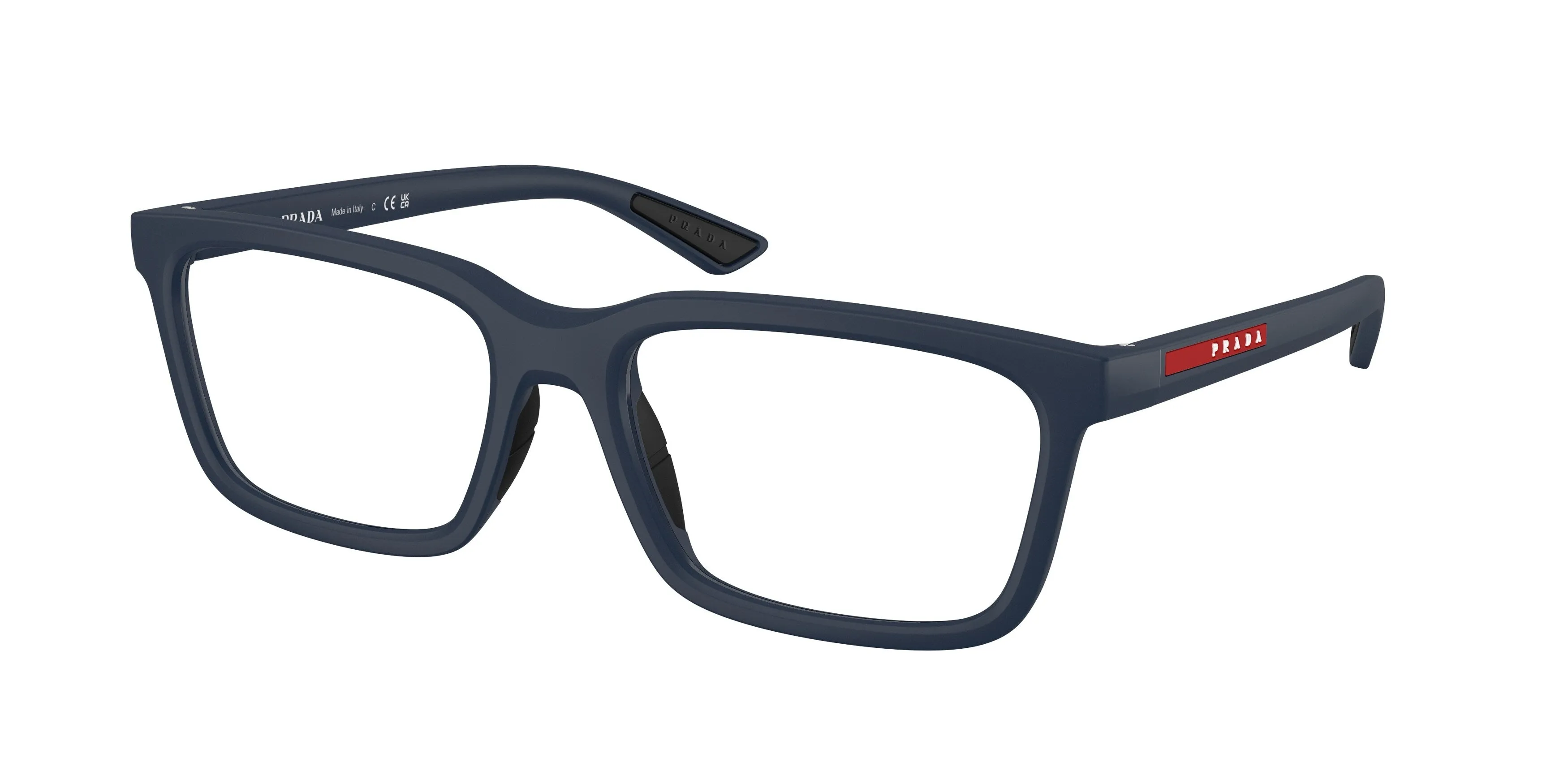 Prada Linea Rossa PS 02SV MAG1O1 Montature da vista Iniettato Blu Squadrata Normale - immagine 1
