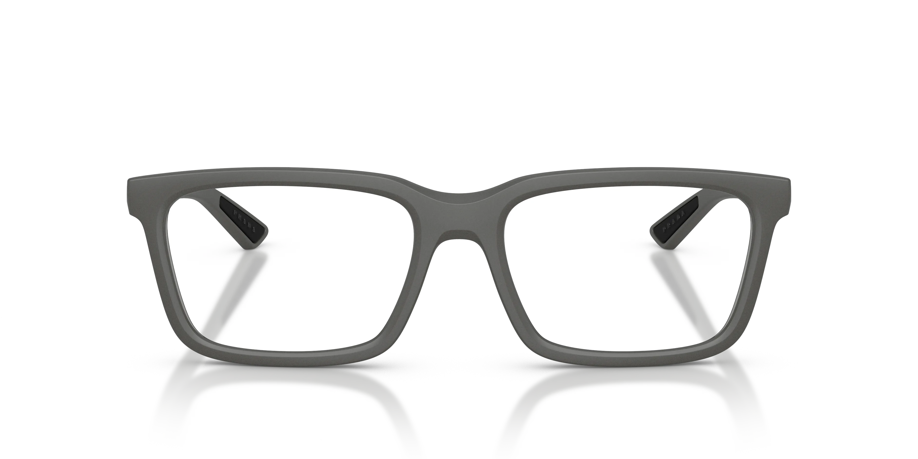 Prada Linea Rossa PS 02SV 16X1O1 Montature da vista Iniettato Grigio Squadrata Normale - immagine 3