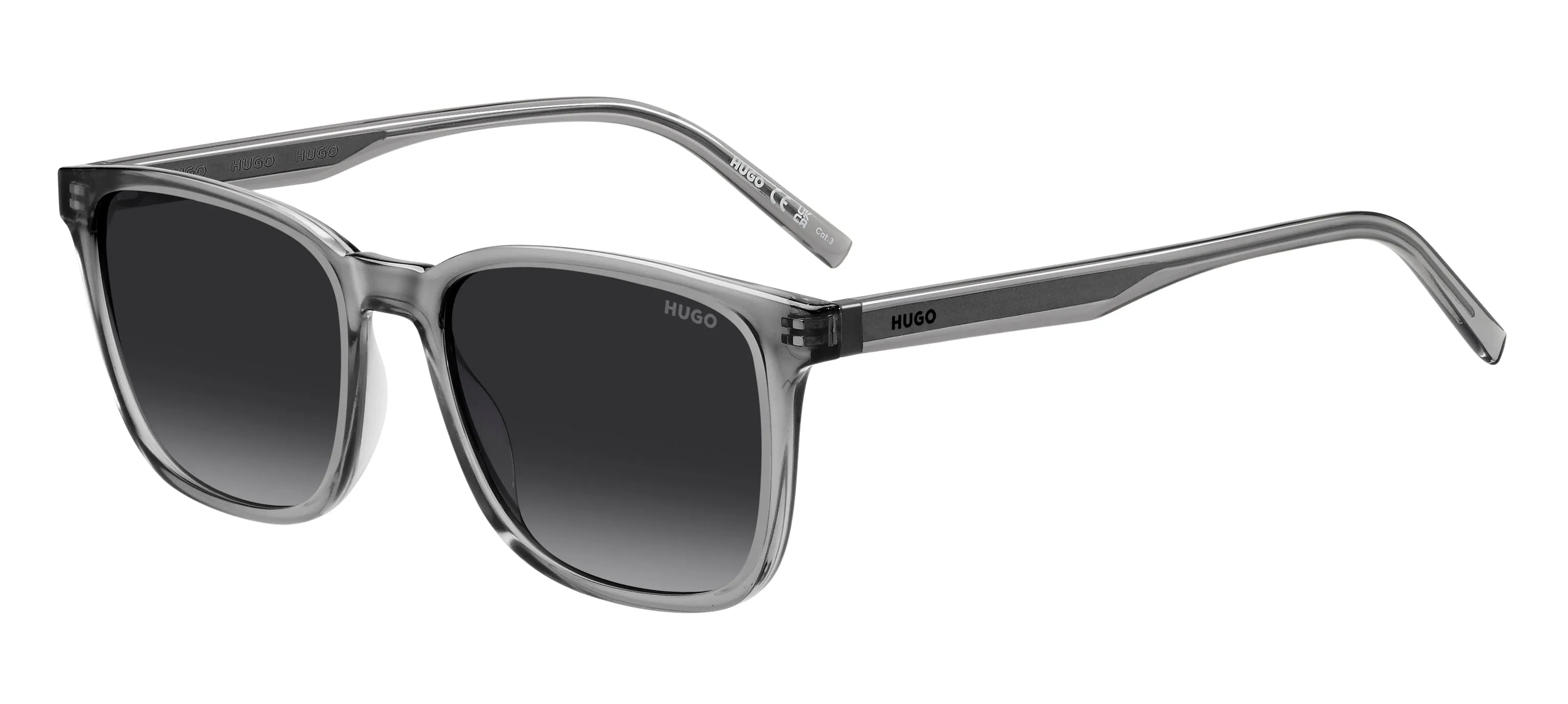 Hugo Boss HG 1356/S KB7/9O Occhiali da sole Acetato Grigio Grigio Squadrata Normale Sfumato - immagine 1