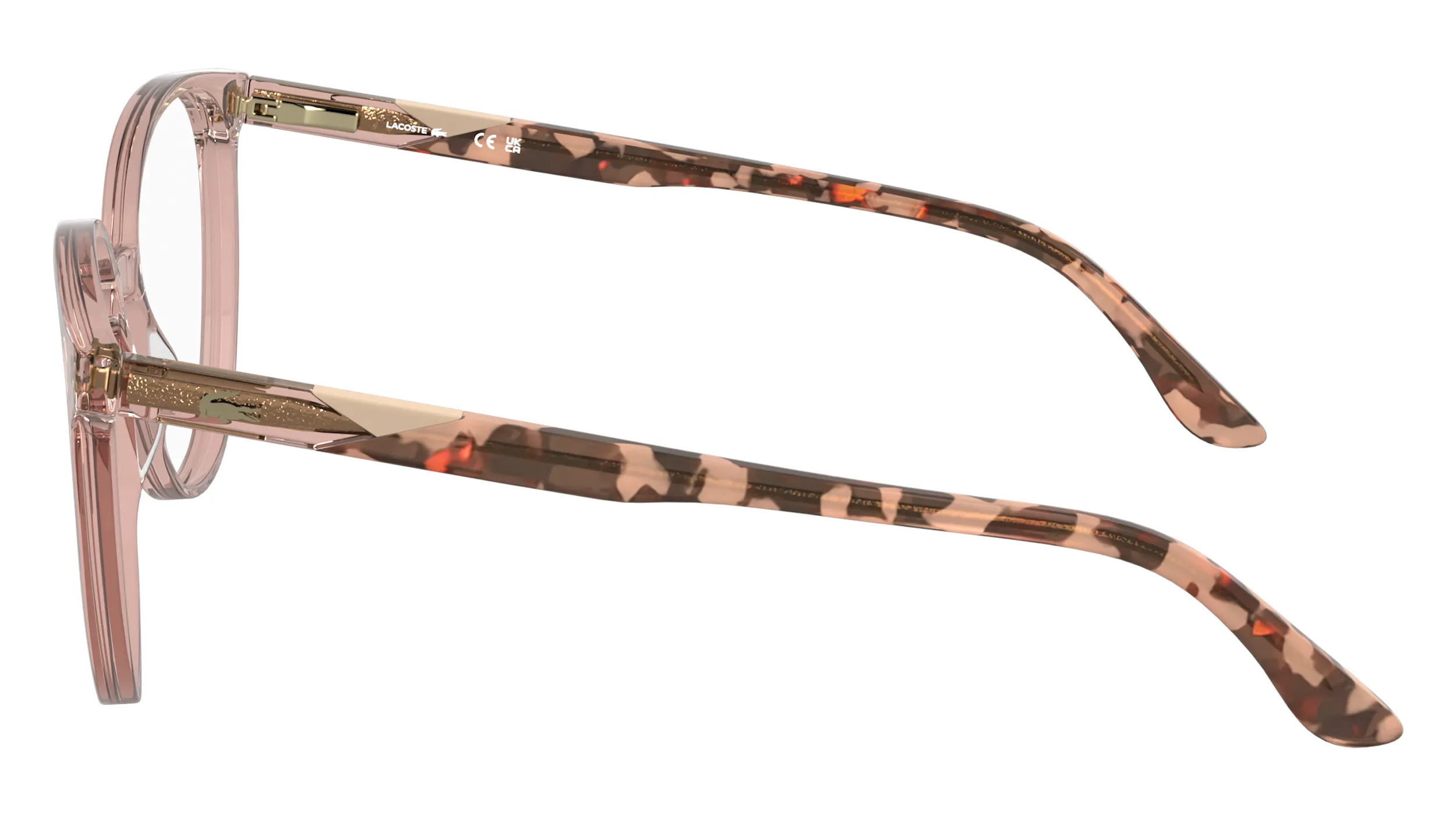 Lacoste L2987 662 Montature da vista Acetato Rosa Squadrata Normale - immagine 3