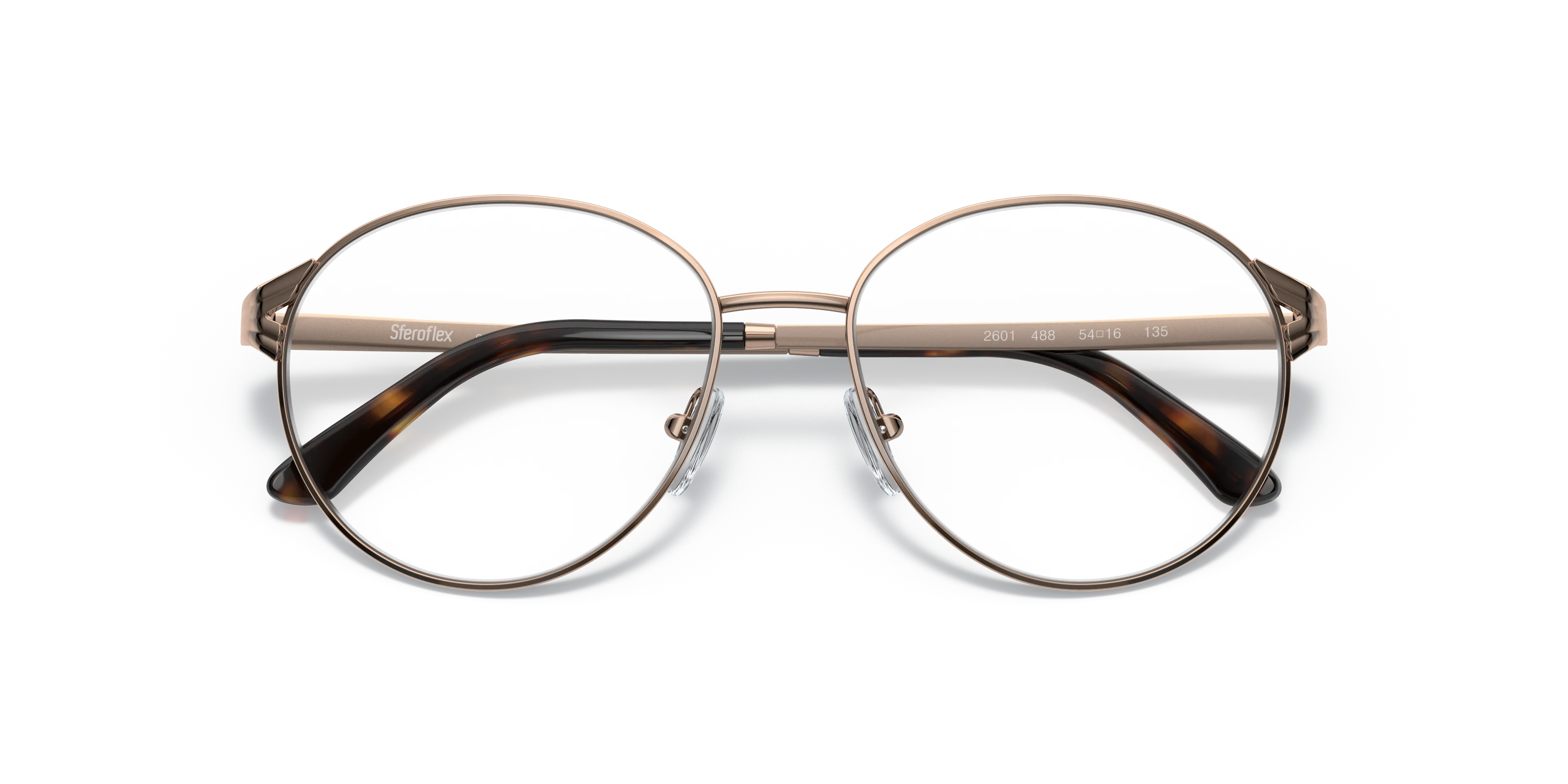 Sferoflex Donna SF2601 488 Montature da vista Metallo Marrone Pantos - immagine 2