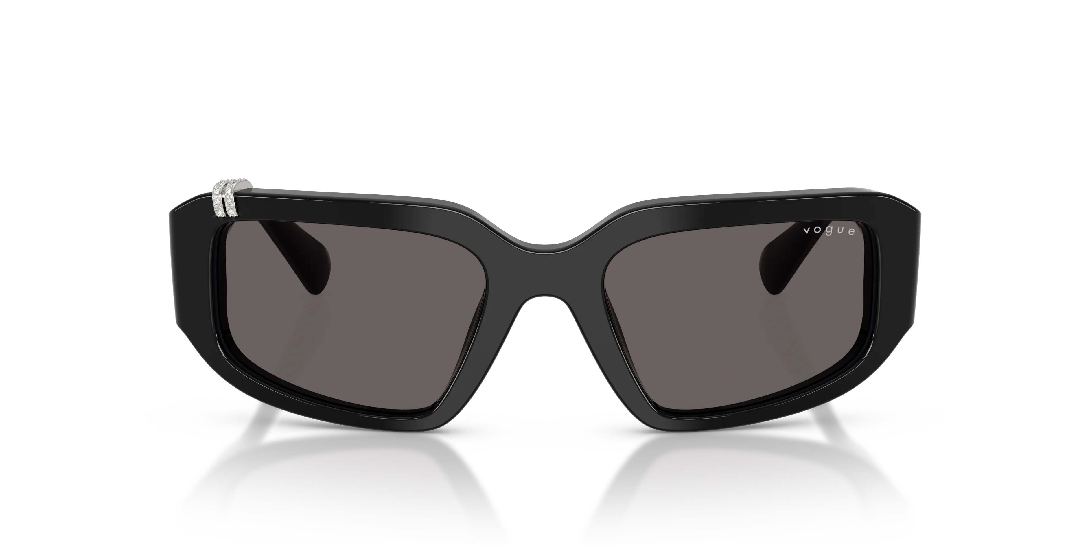 VOGUE EYEWEAR VO5688SB W44/87 Occhiali da sole Acetato Nero Grigio Geometrica Normale - immagine 3