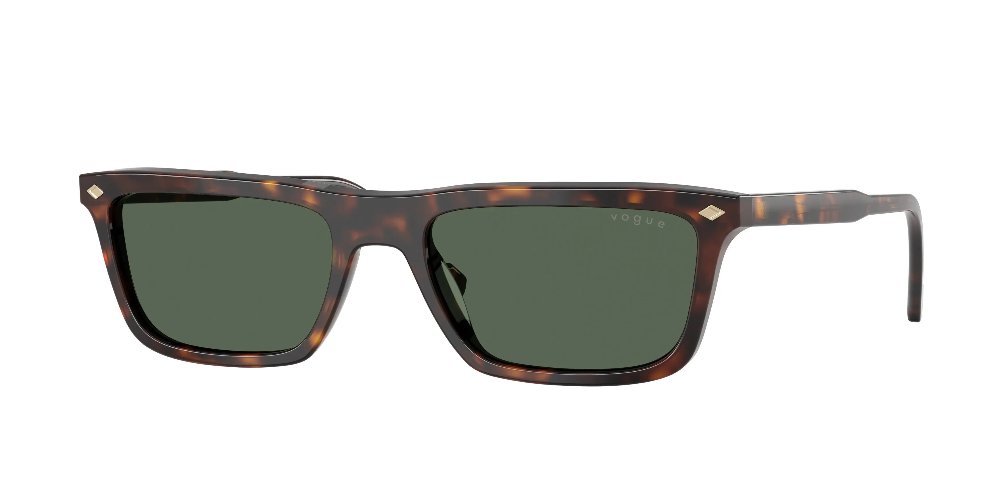 VOGUE EYEWEAR VO5687S W65671 Occhiali da sole Acetato Marrone Verde Pillow Normale - immagine 1