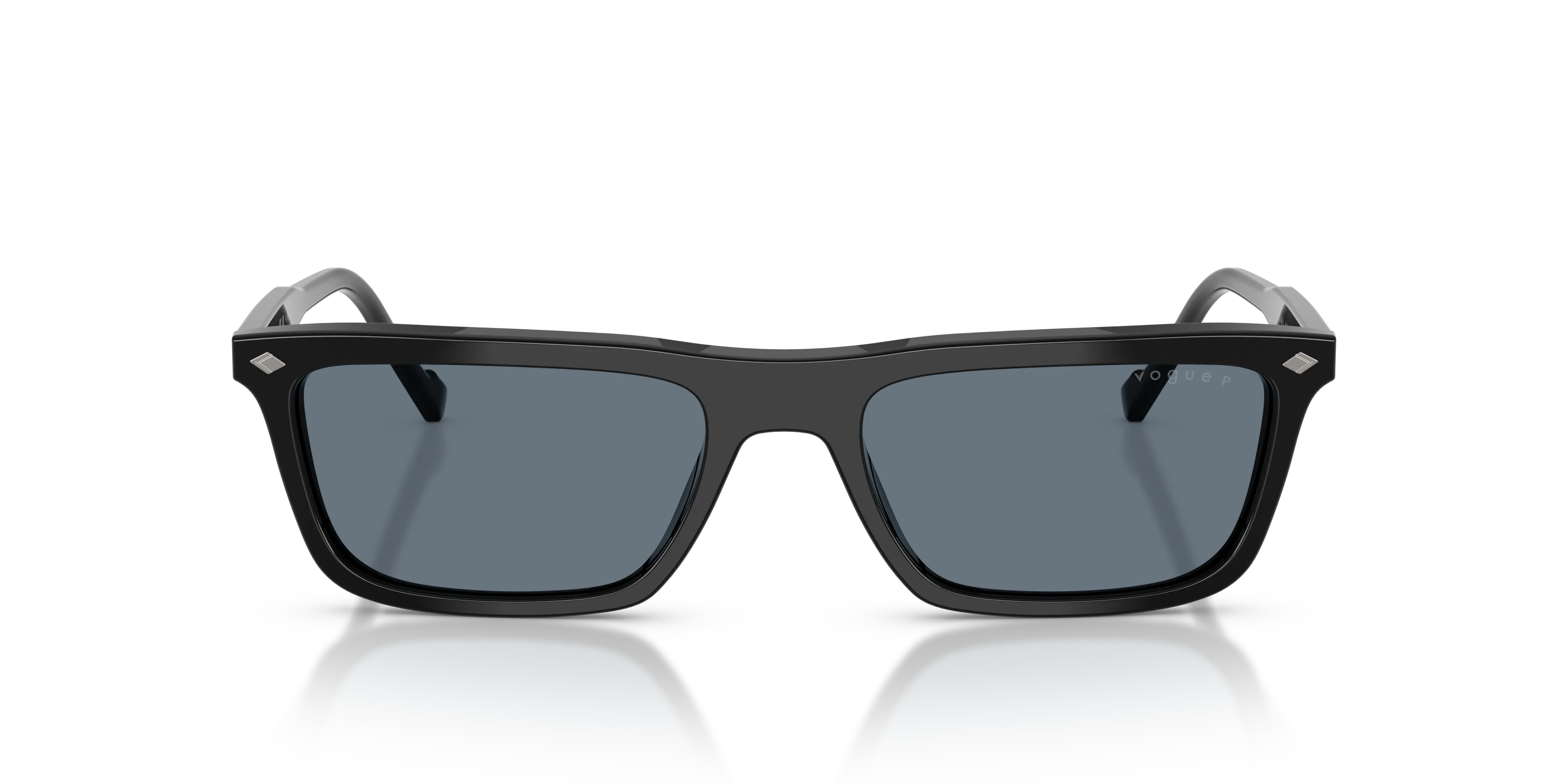 VOGUE EYEWEAR VO5687S W44/4Y Occhiali da sole Acetato Nero Blu Pillow Polarizzata - immagine 3