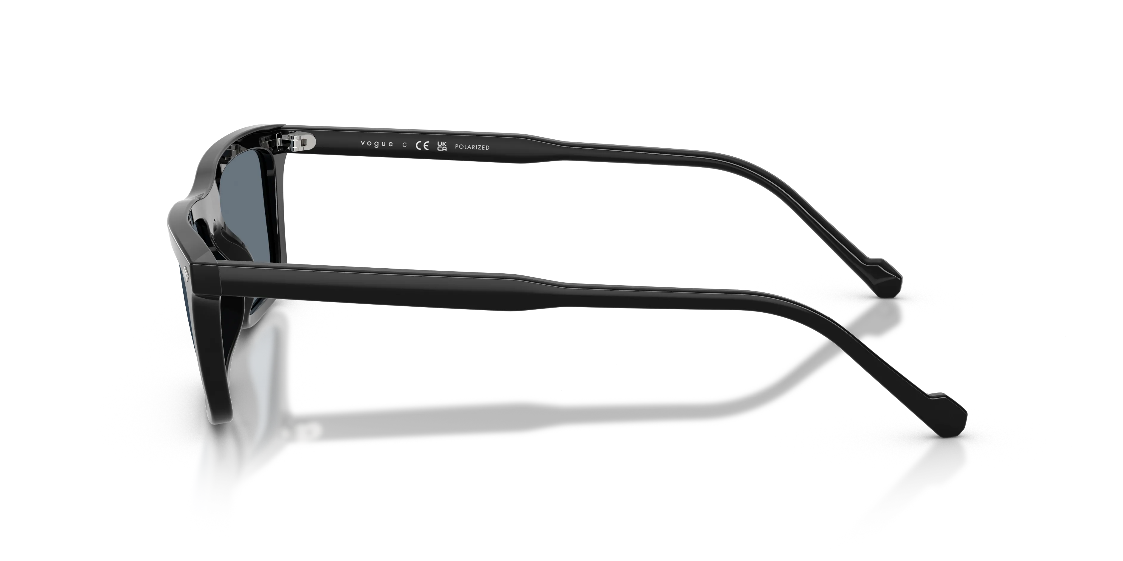 VOGUE EYEWEAR VO5687S W44/4Y Occhiali da sole Acetato Nero Blu Pillow Polarizzata - immagine 4