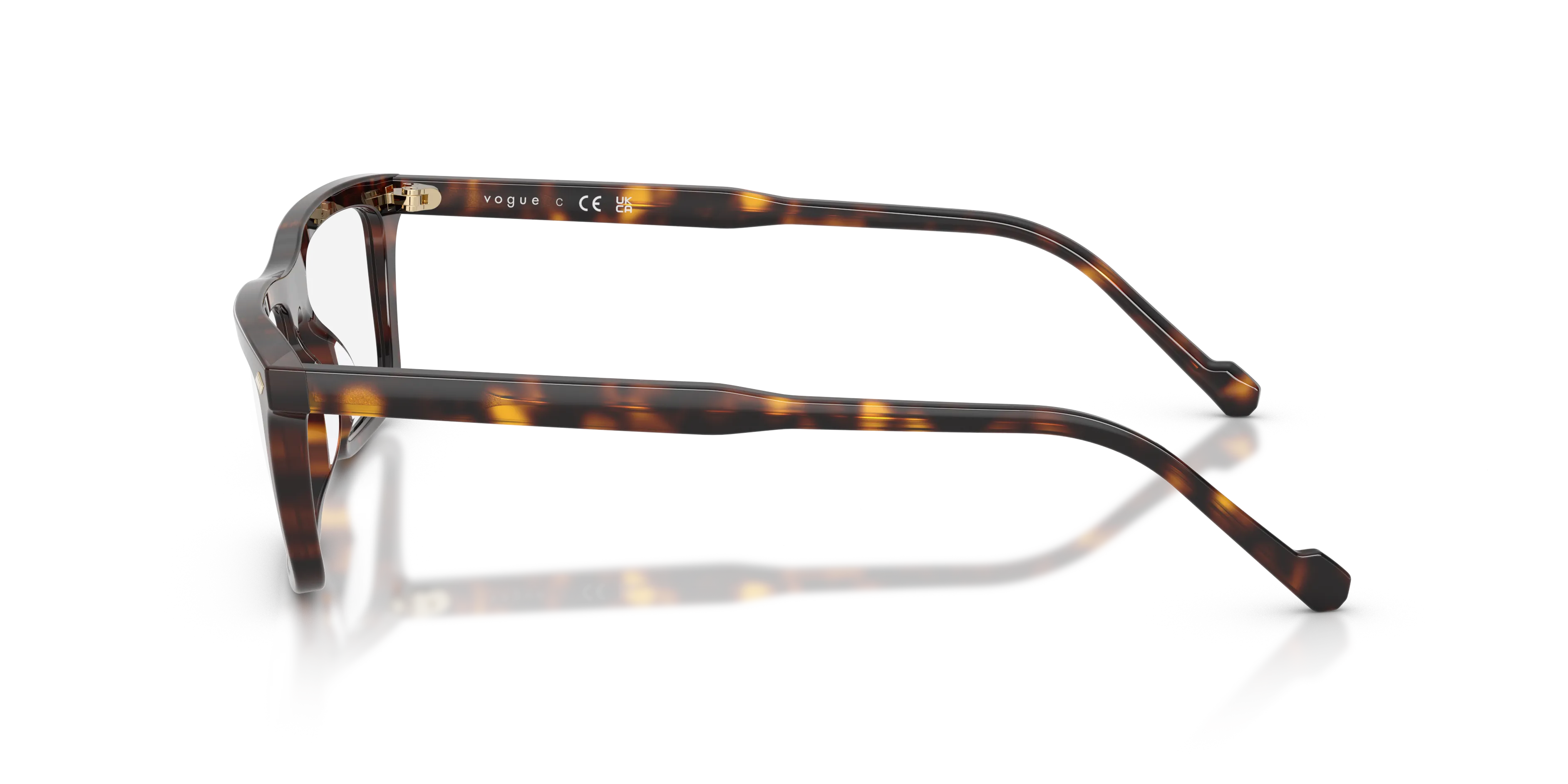 VOGUE EYEWEAR VO5686 W656 Montature da vista Acetato Marrone Pillow Normale - immagine 4