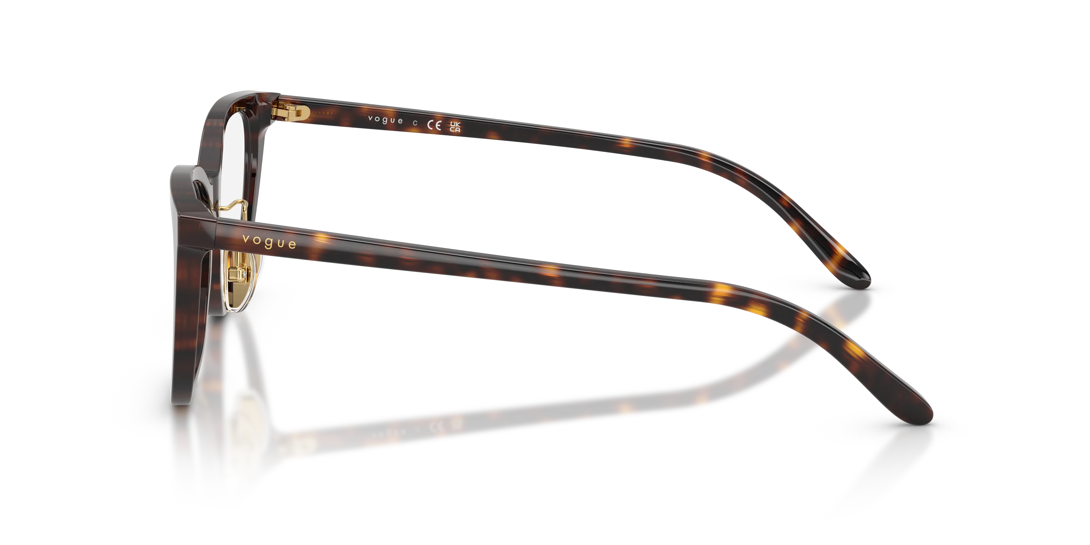 VOGUE EYEWEAR VO5685D W656 Montature da vista Acetato Marrone Cat Eye Normale - immagine 4
