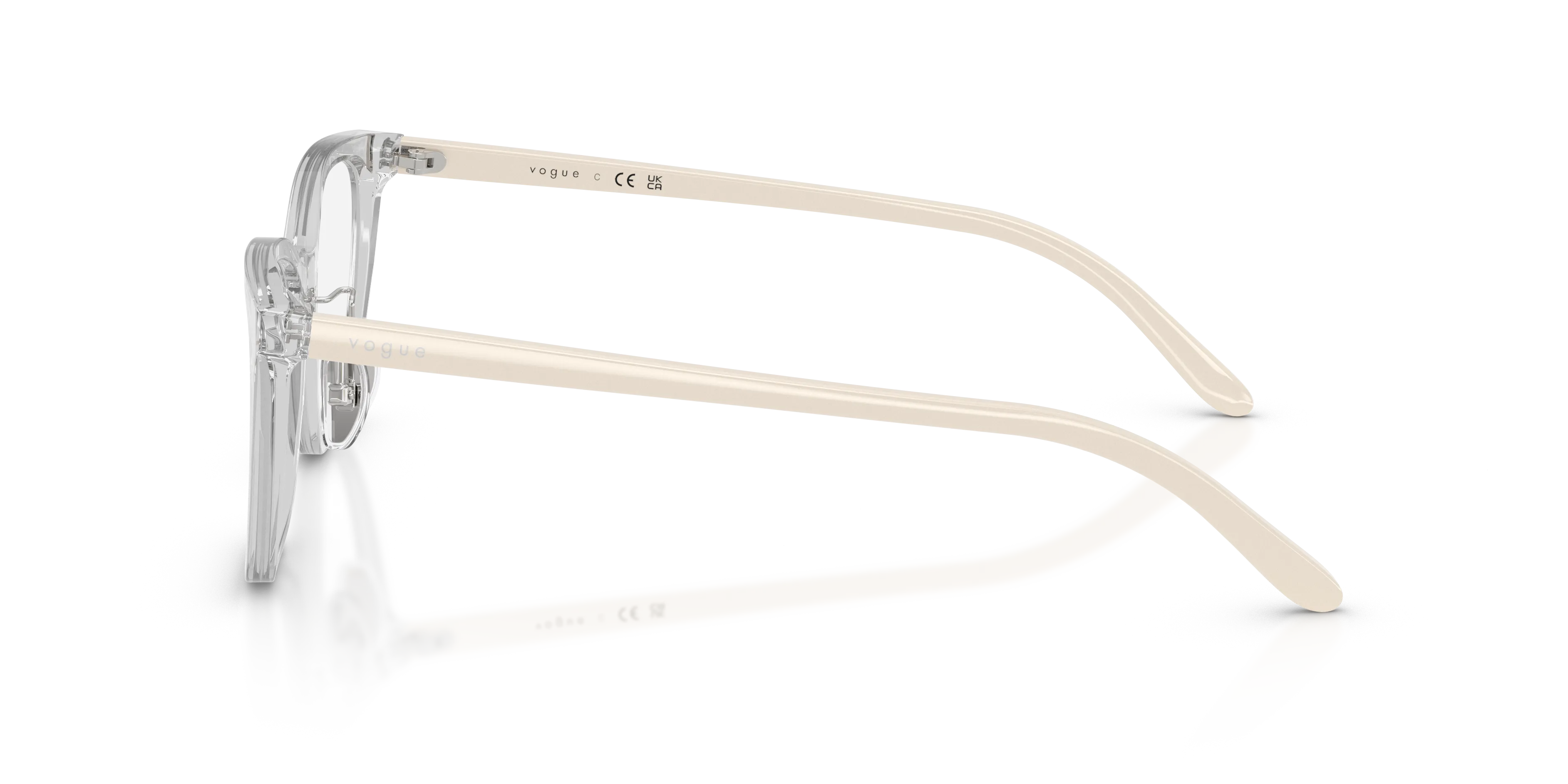 VOGUE EYEWEAR VO5685D 3251 Montature da vista Acetato Grigio Cat Eye Normale - immagine 4