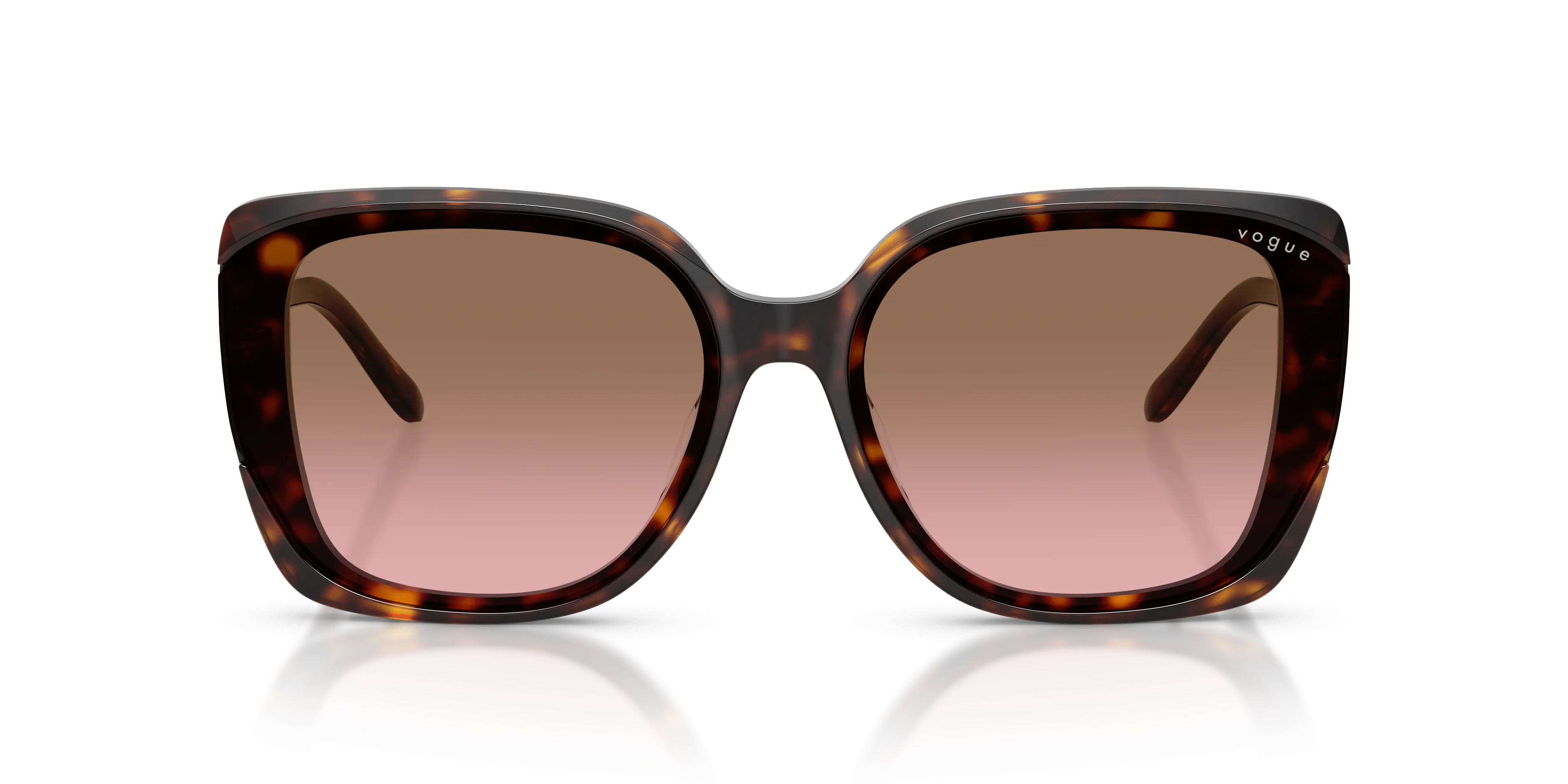 VOGUE EYEWEAR VO5684SD W65614 Occhiali da sole Acetato Marrone Rosa Squadrata Normale Sfumato - immagine 3