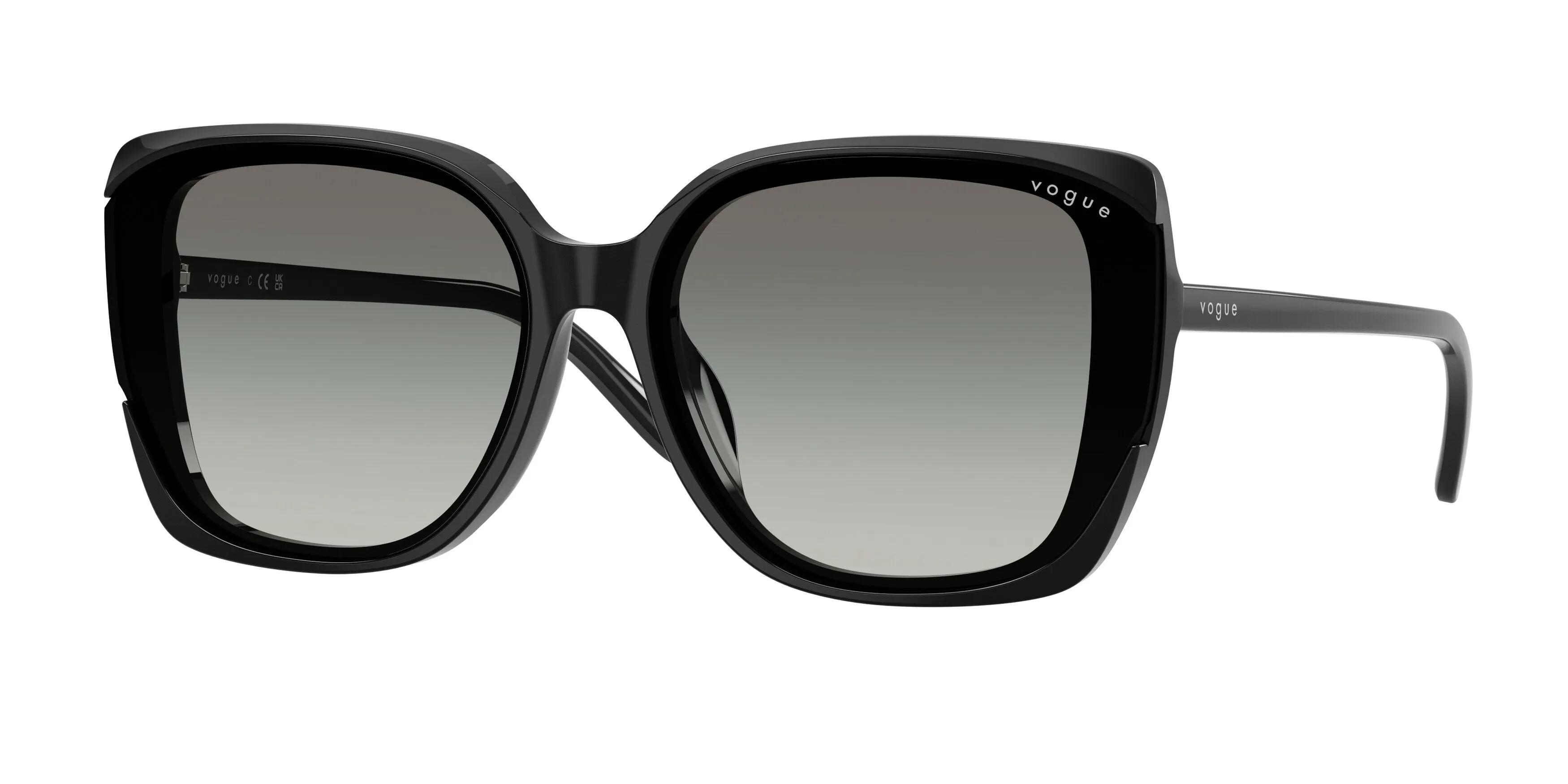 VOGUE EYEWEAR VO5684SD W44/11 Occhiali da sole Acetato Nero Grigio Squadrata Normale Sfumato - immagine 1