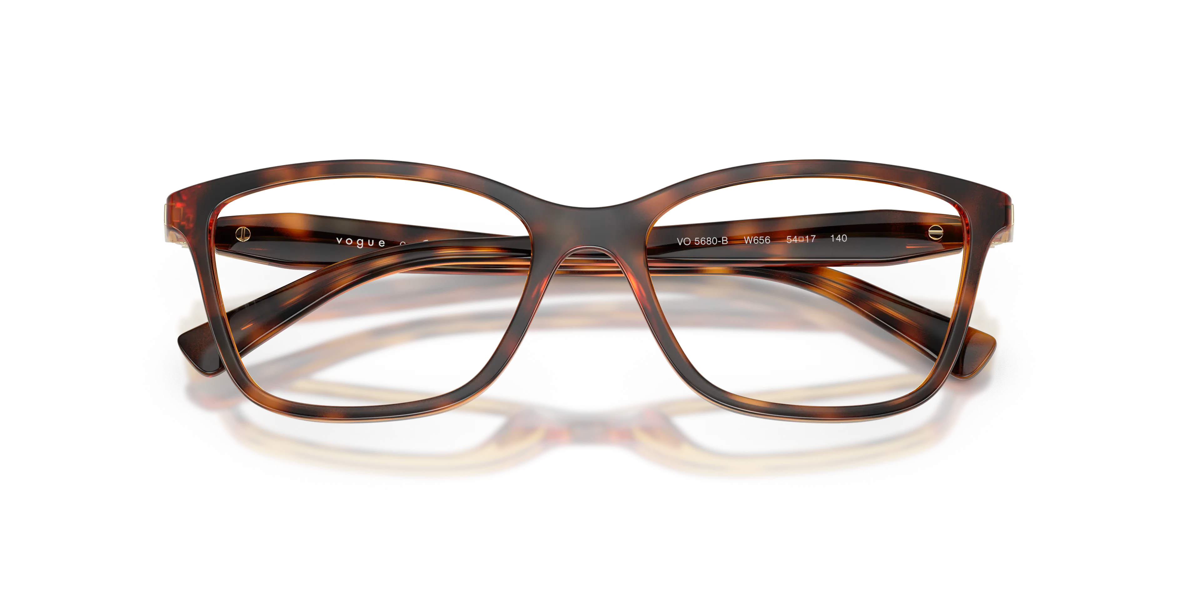 VOGUE EYEWEAR VO5680B W656 Montature da vista Nylon Marrone Pillow Normale - immagine 2