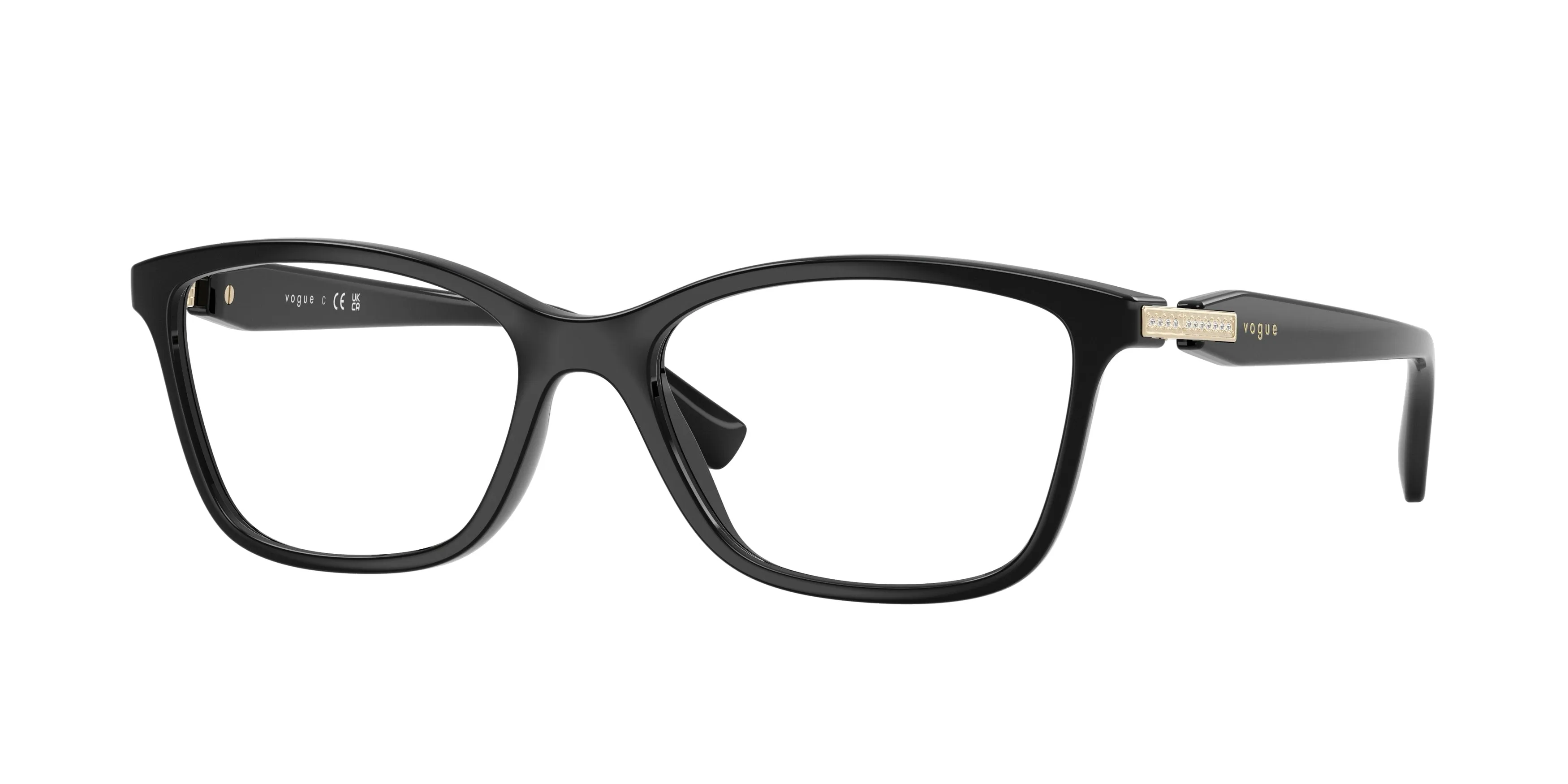 VOGUE EYEWEAR VO5680B W44 Montature da vista Nylon Nero Pillow Normale - immagine 1