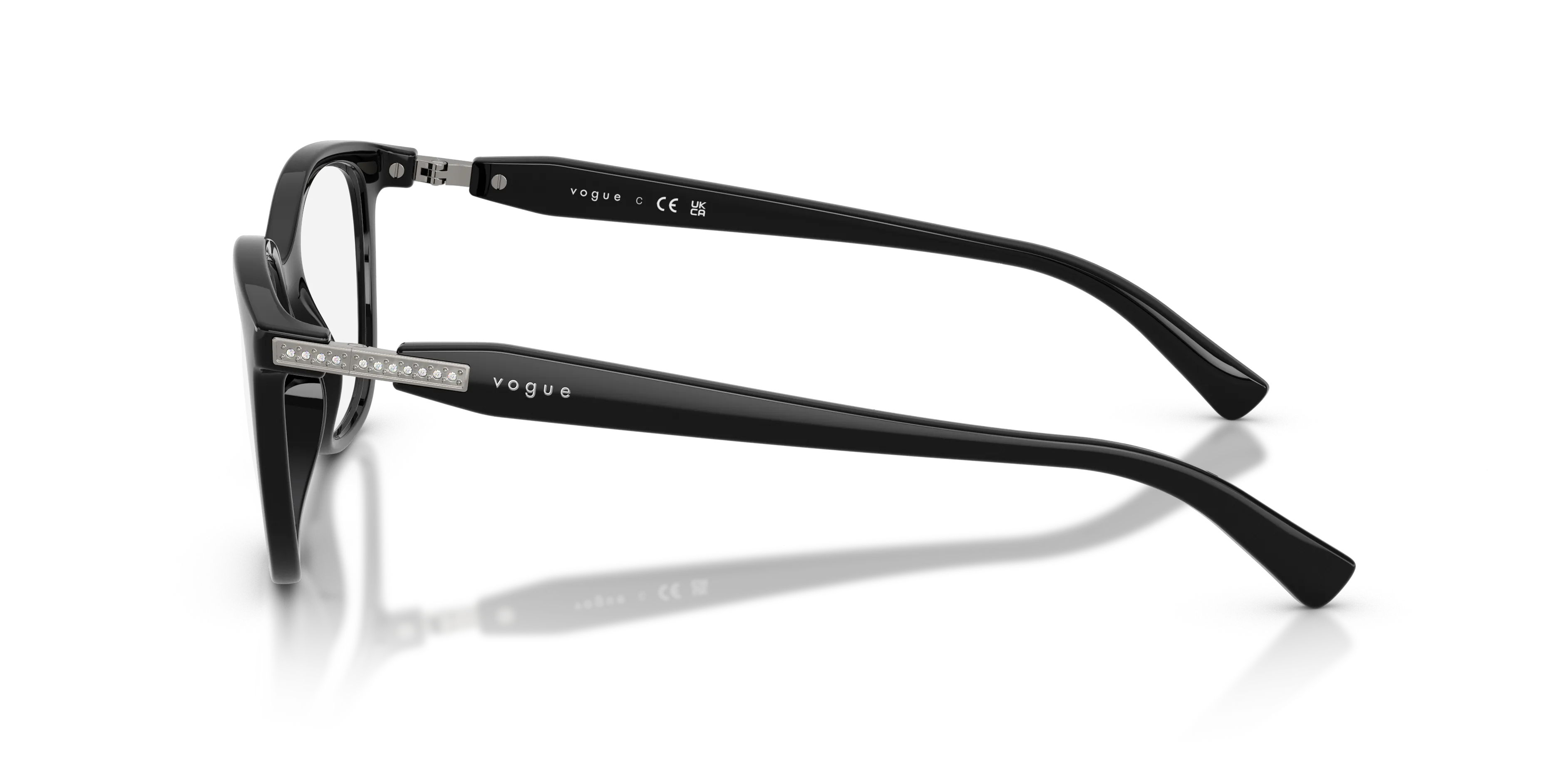 VOGUE EYEWEAR VO5679B W44 Montature da vista Nylon Nero Pantos Normale - immagine 4