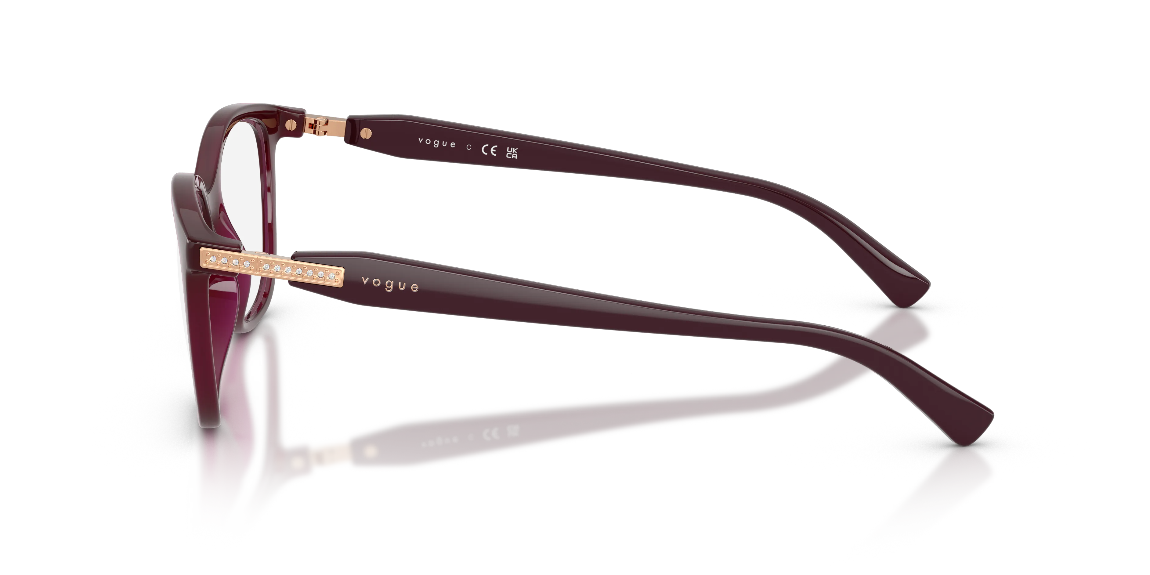 VOGUE EYEWEAR VO5679B 2989 Montature da vista Nylon Viola Pantos Normale - immagine 4