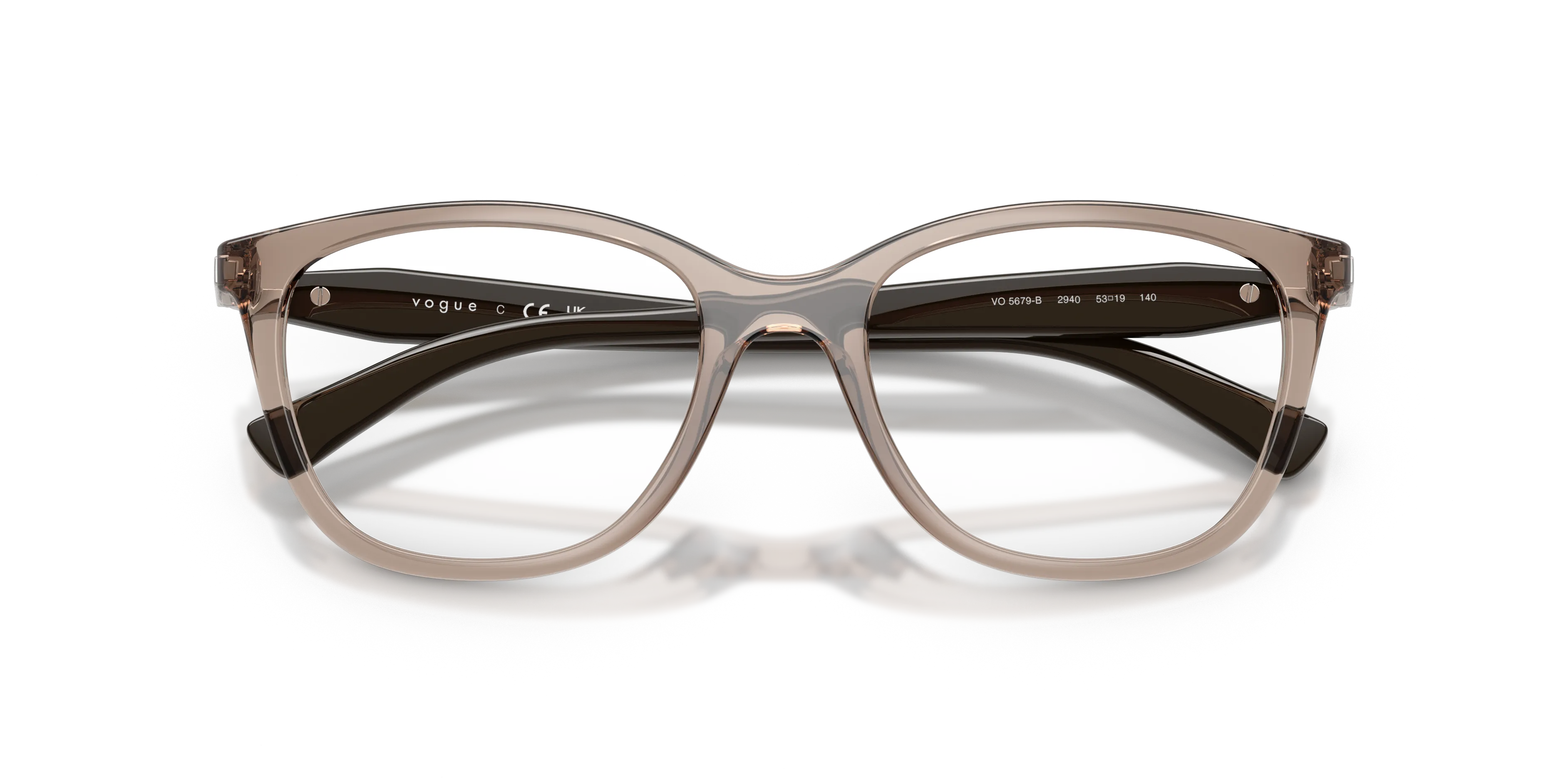 VOGUE EYEWEAR VO5679B 2940 Montature da vista Nylon Marrone Pantos Normale - immagine 2