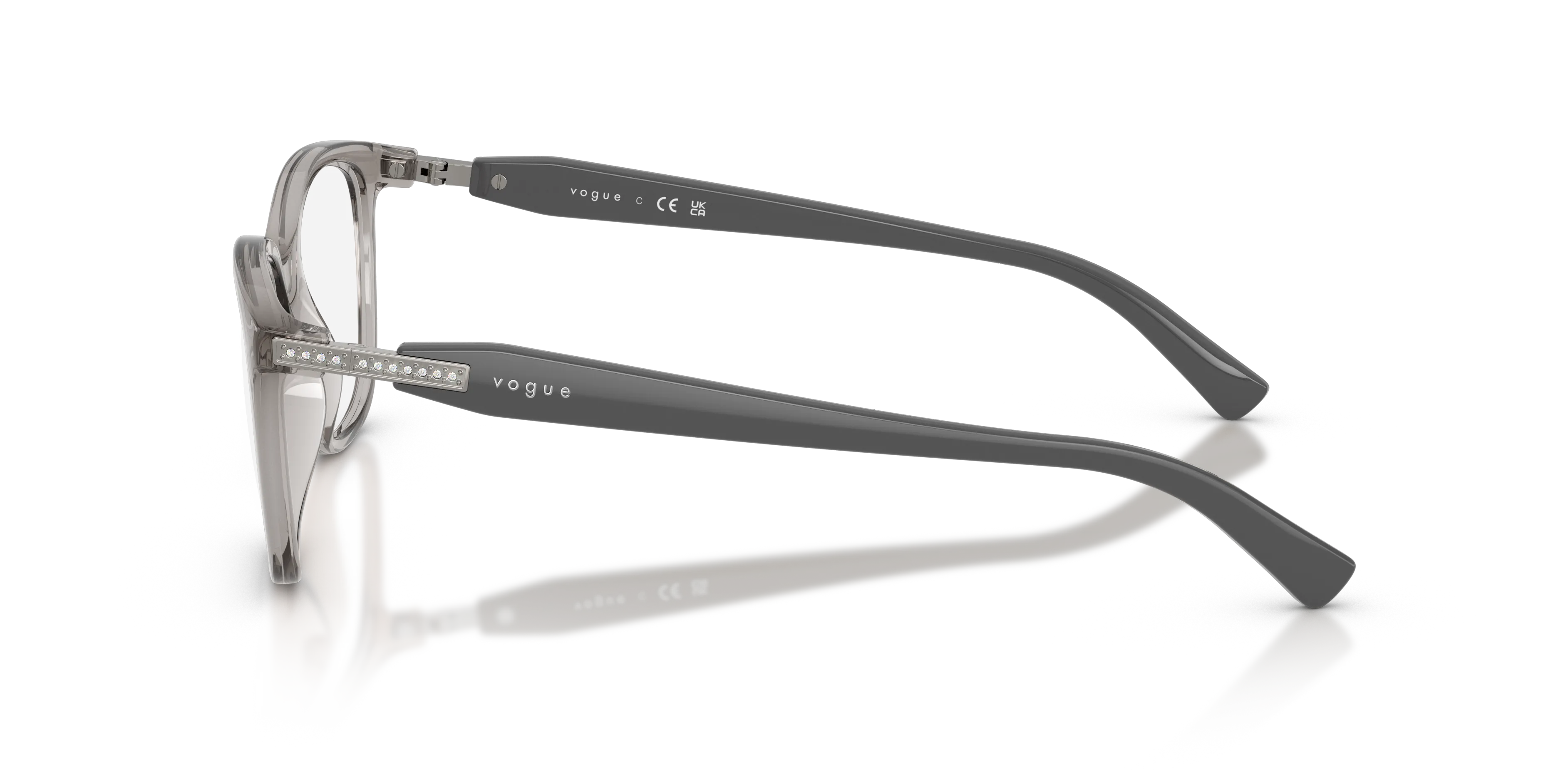 VOGUE EYEWEAR VO5679B 2726 Montature da vista Nylon Grigio Pantos Normale - immagine 4