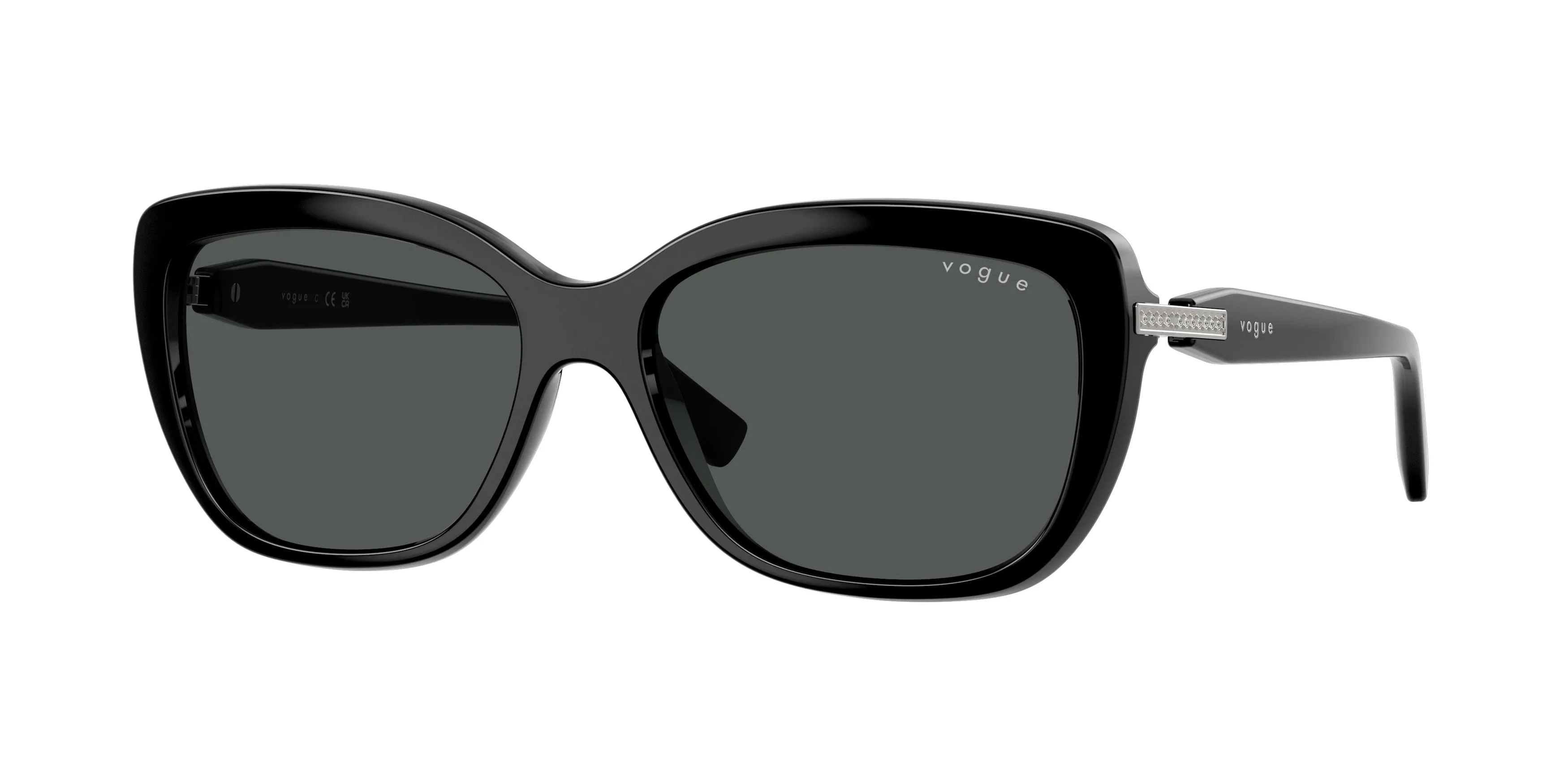 VOGUE EYEWEAR VO5678SB W44/87 Occhiali da sole Nylon Nero Grigio Farfalla Normale - immagine 1