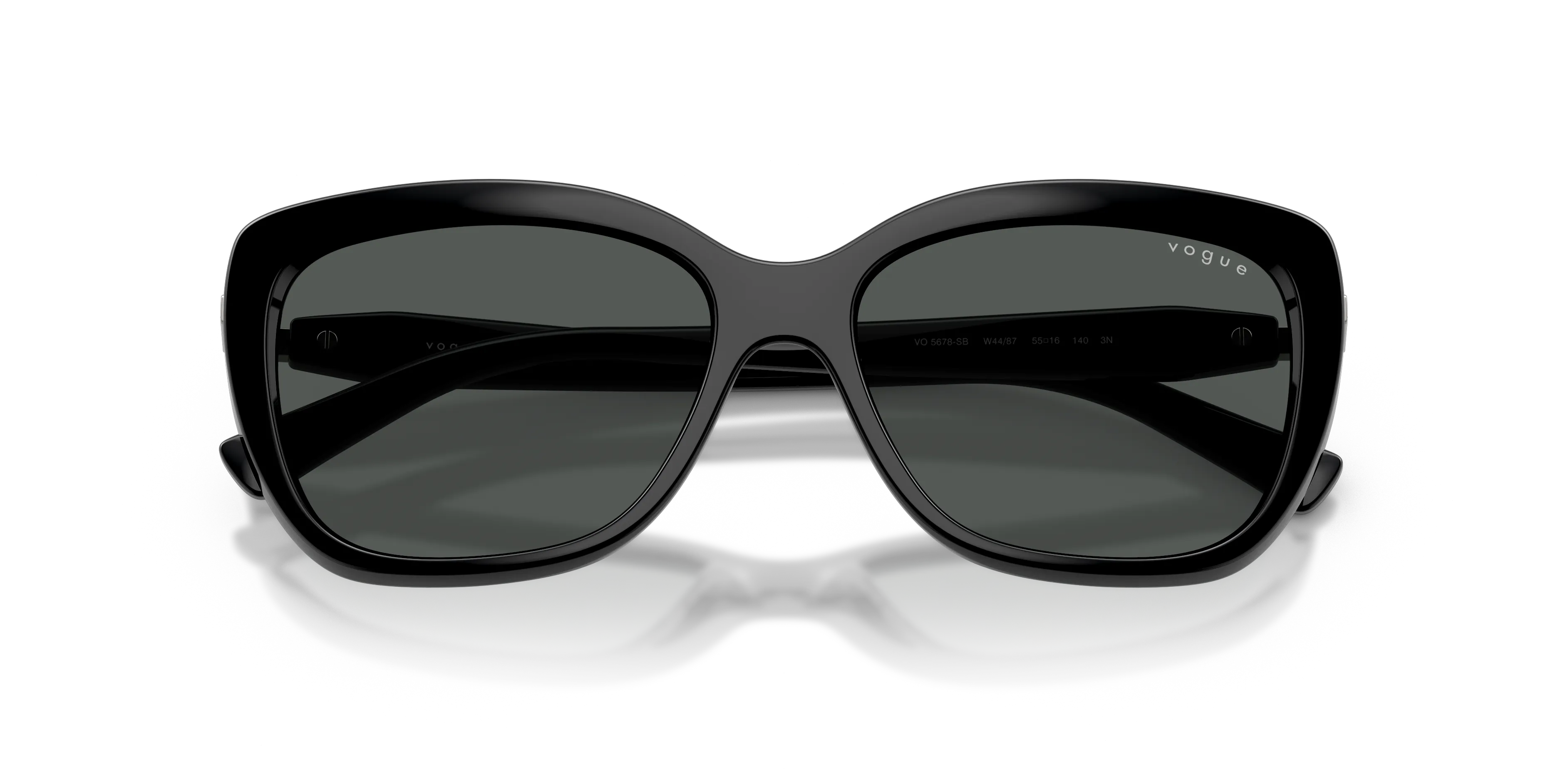 VOGUE EYEWEAR VO5678SB W44/87 Occhiali da sole Nylon Nero Grigio Farfalla Normale - immagine 2