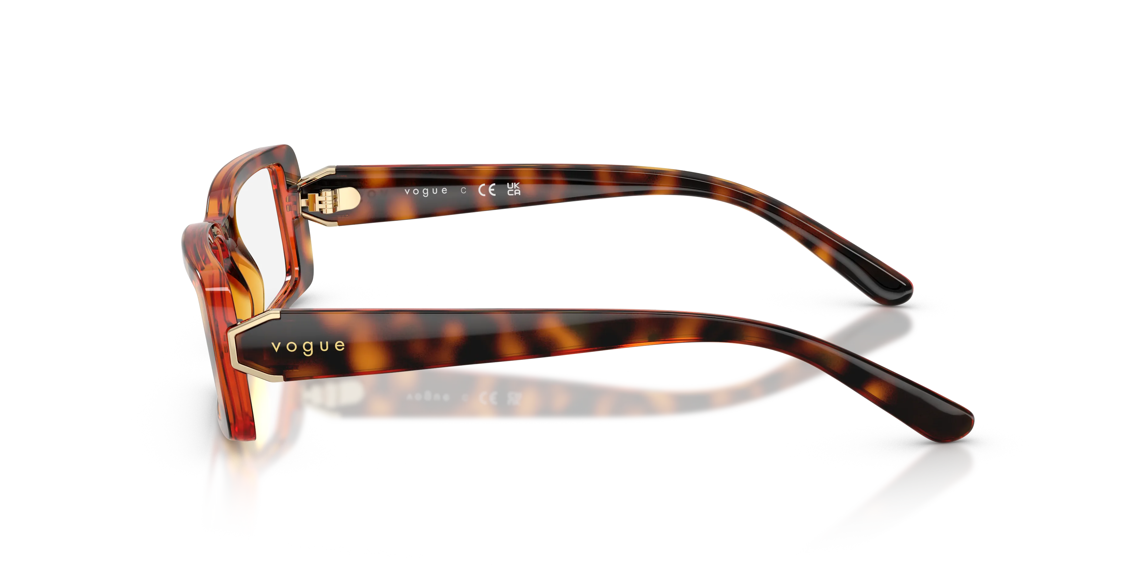 VOGUE EYEWEAR VO5677 W656 Montature da vista Nylon Marrone Squadrata Normale - immagine 4