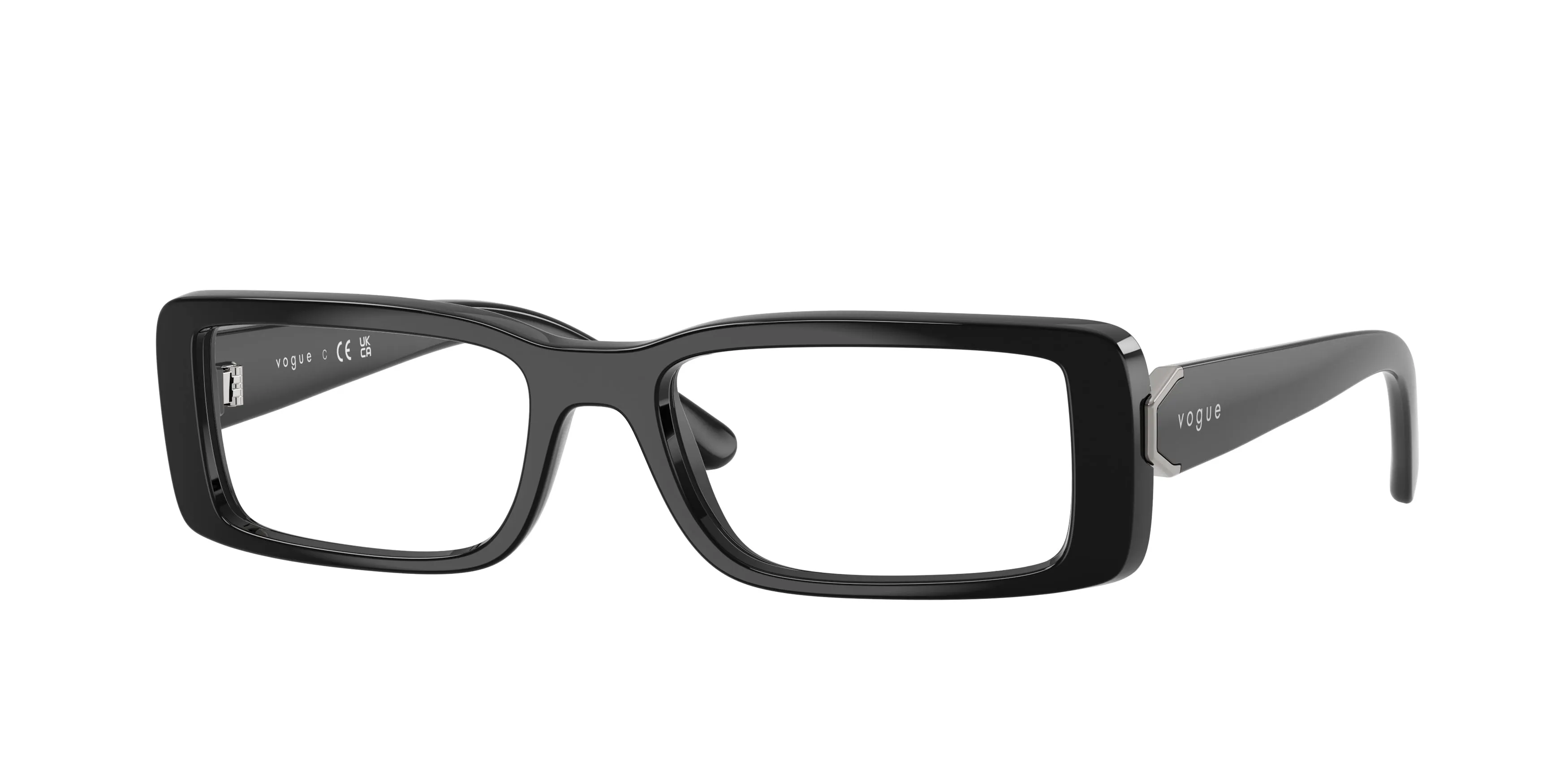 VOGUE EYEWEAR VO5677 W44 Montature da vista Nylon Nero Squadrata Normale - immagine 1