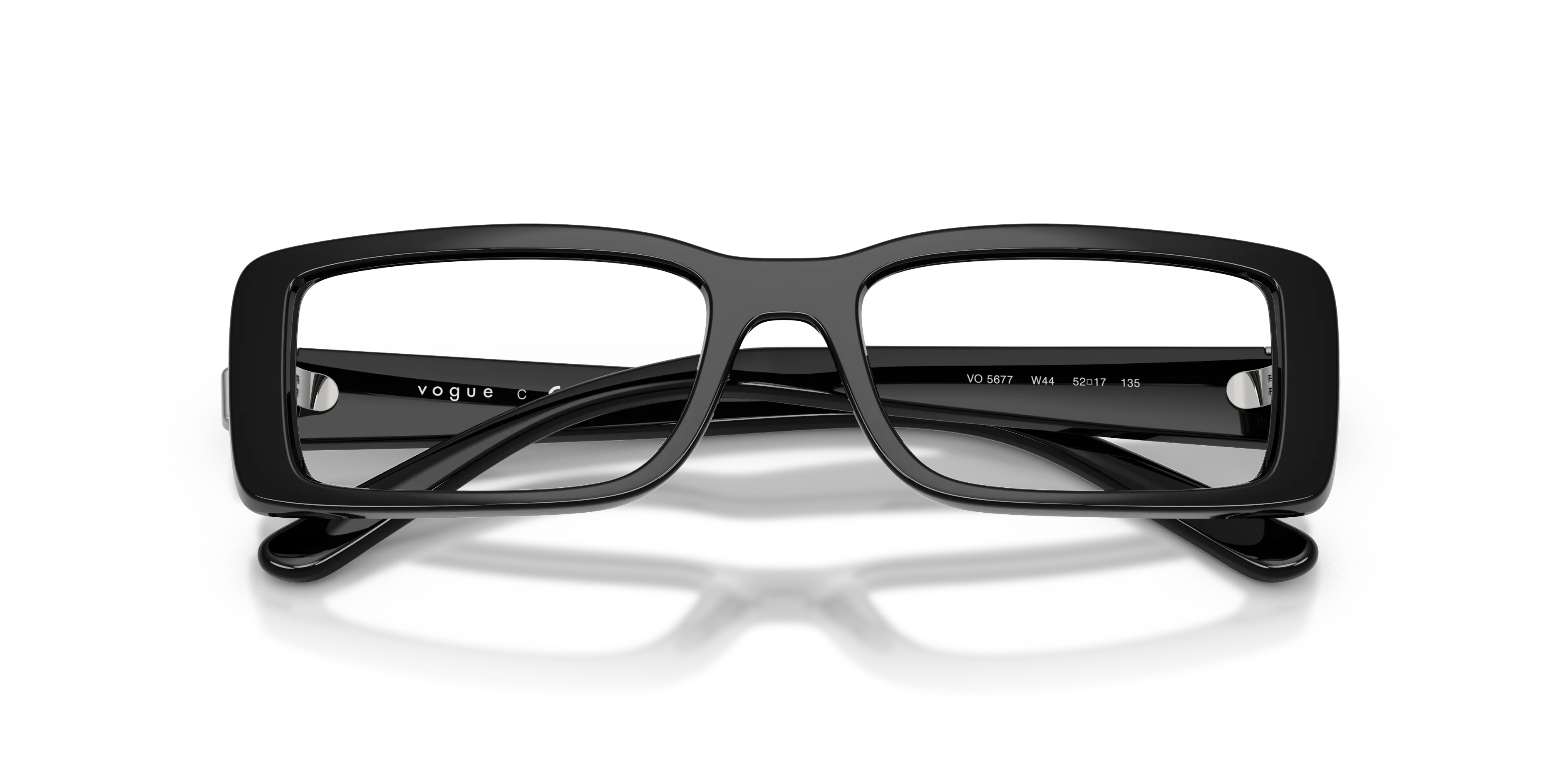 VOGUE EYEWEAR VO5677 W44 Montature da vista Nylon Nero Squadrata Normale - immagine 2